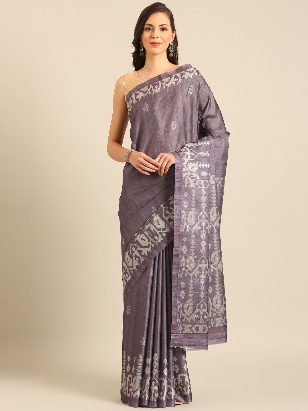 Ishin Ethnic Motifs Printed Saree, Purple
Ishin Ethnic Motifs Printed Saree, Purple