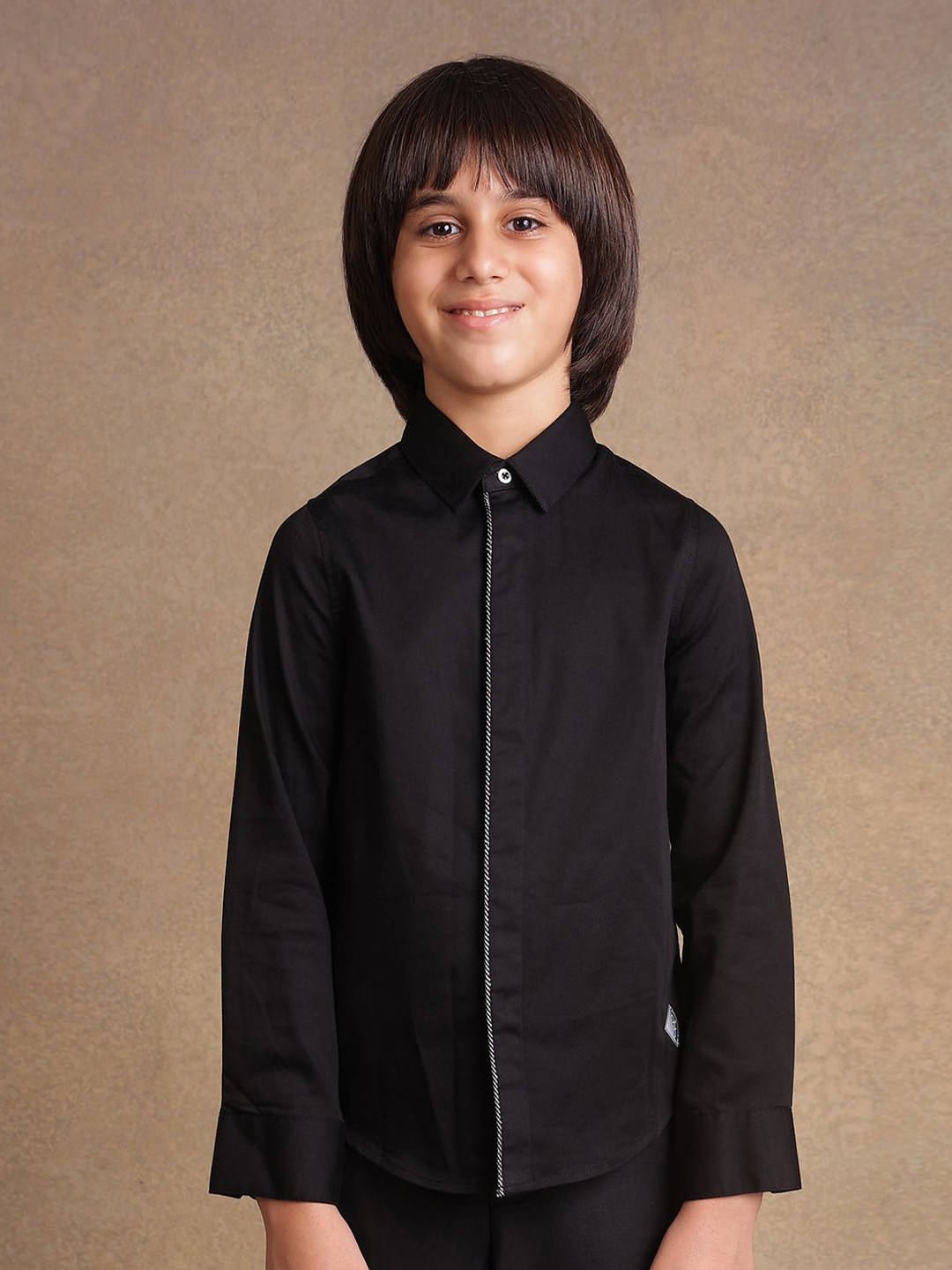 One Friday Boys Comfort Opaque Casual Shirt, Black
One Friday Boys Comfort Opaque Casual Shirt, Black