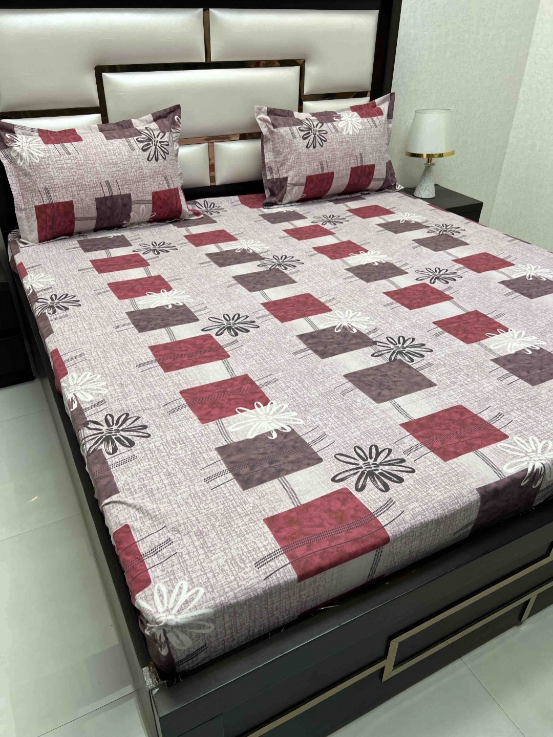 Pure Decor Passion White Printed 260 TC Cotton Queen Bedsheet with 2 Pillow Covers, Purple
Pure Decor Passion White Printed 260 TC Cotton Queen Bedsheet with 2 Pillow Covers, Purple