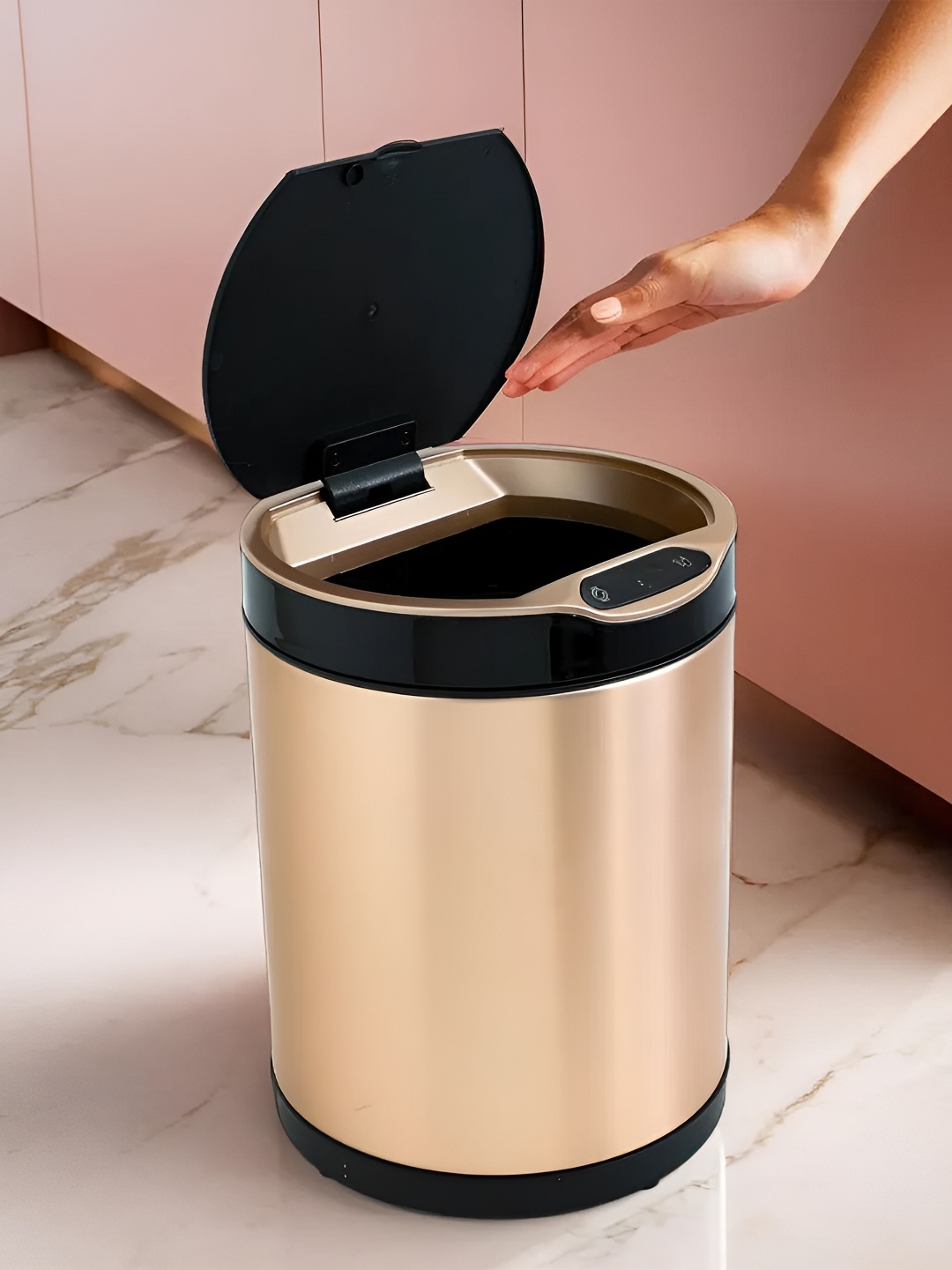 The Better Home Brown & Black Stainless Steel Automatic Dustbins With Lid- 8 L, Gold
The Better Home Brown & Black Stainless Steel Automatic Dustbins With Lid- 8 L, Gold