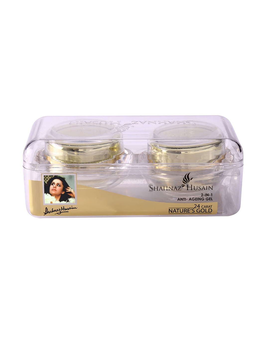 Shahnaz Husain Nature's Gold Skin Radiance Gel With Moisturising Cream-30+10g, Transparent
Shahnaz Husain Nature's Gold Skin Radiance Gel With Moisturising Cream-30+10g, Transparent