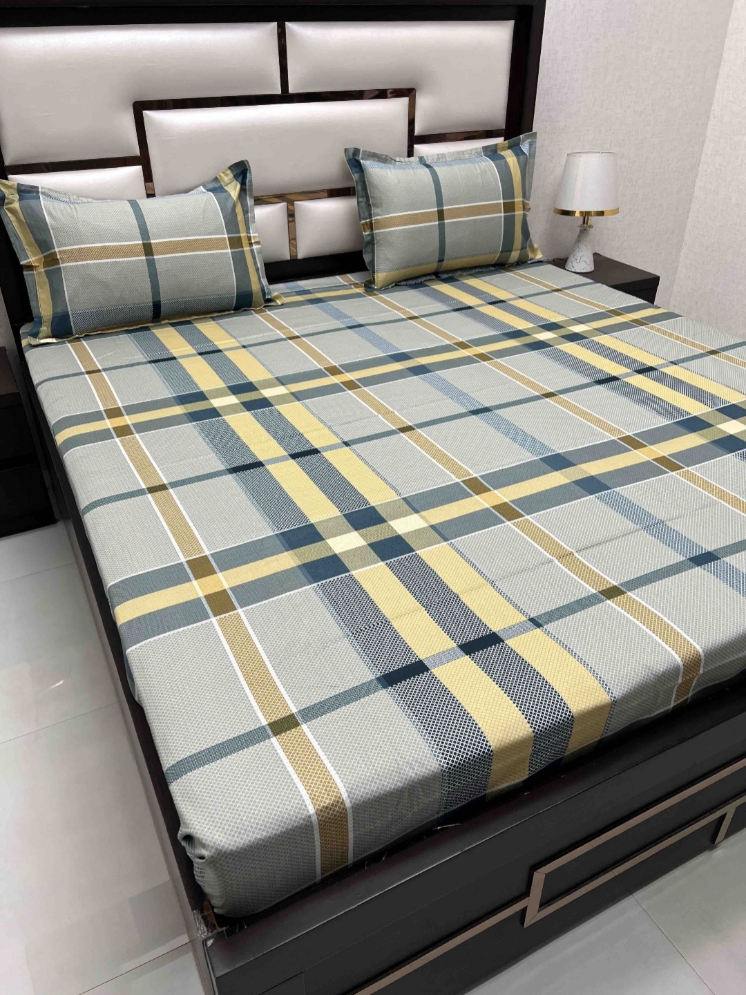 Pure Decor Passion Fur Green Checked 260 TC Pure Cotton Queen Bedsheet & 2 Pillow Covers
Pure Decor Passion Fur Green Checked 260 TC Pure Cotton Queen Bedsheet & 2 Pillow Covers