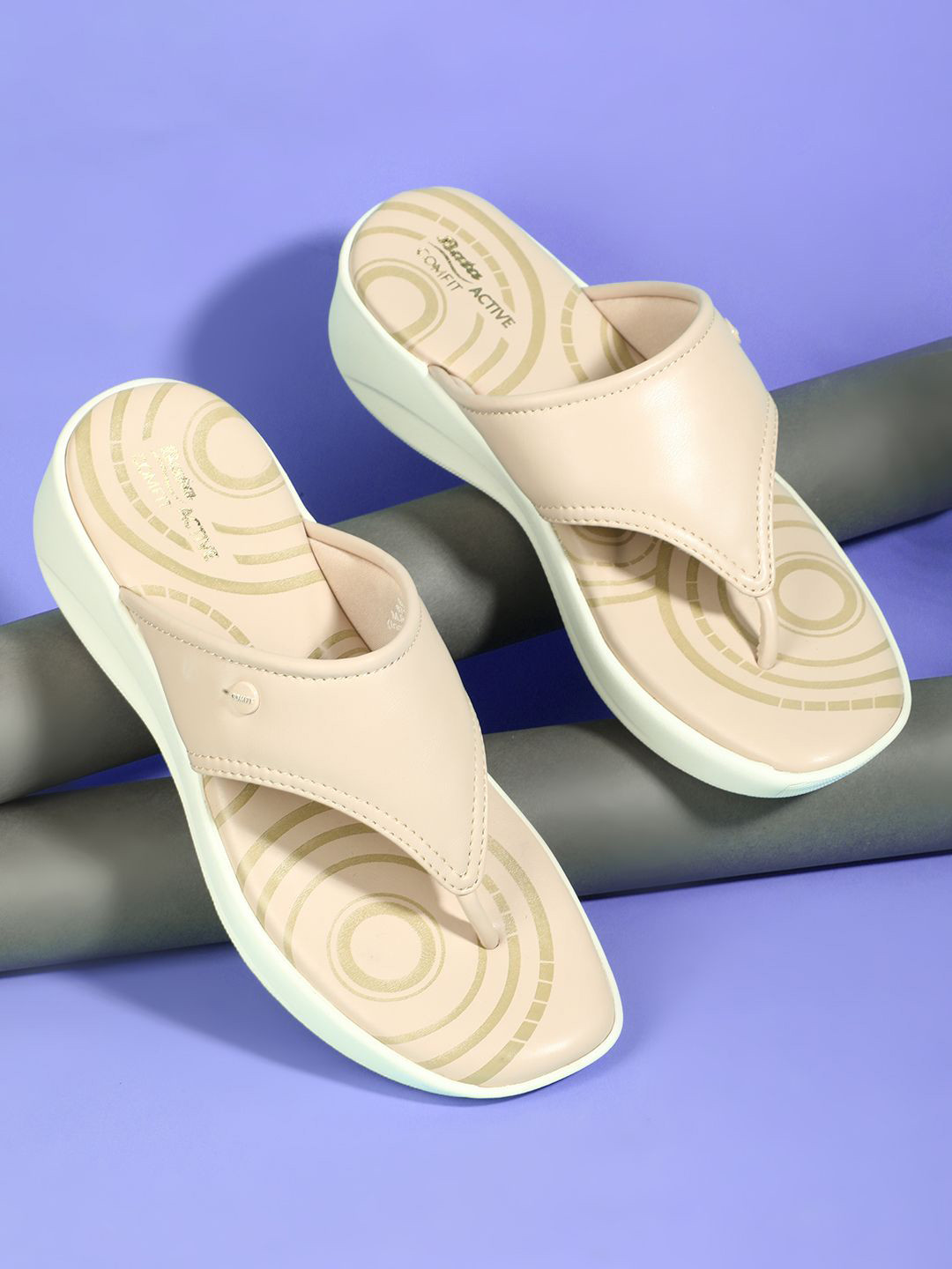 Bata comfit PU Platform Casual Sandals, Beige
Bata comfit PU Platform Casual Sandals, Beige