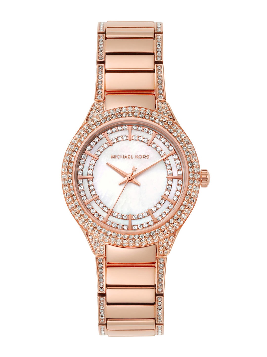 Michael Kors Women Embellished Dial & Stainless Steel Straps Analogue Watch MK4656, White
Michael Kors Women Embellished Dial & Stainless Steel Straps Analogue Watch MK4656, White