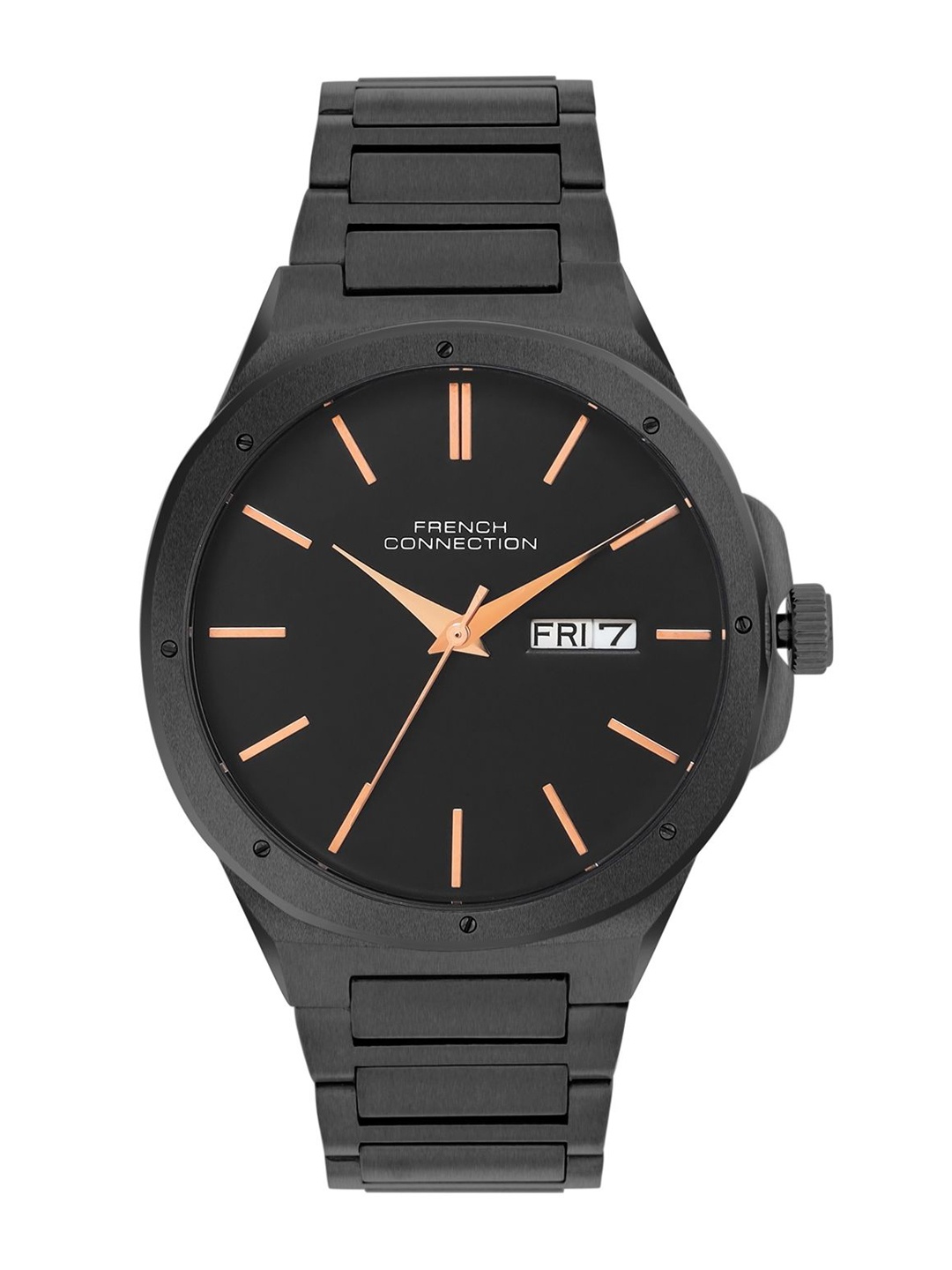 French Connection Men Dial & Stainless Steel Bracelet Style Straps Analogue Watch FCH04BM, Black
French Connection Men Dial & Stainless Steel Bracelet Style Straps Analogue Watch FCH04BM, Black
