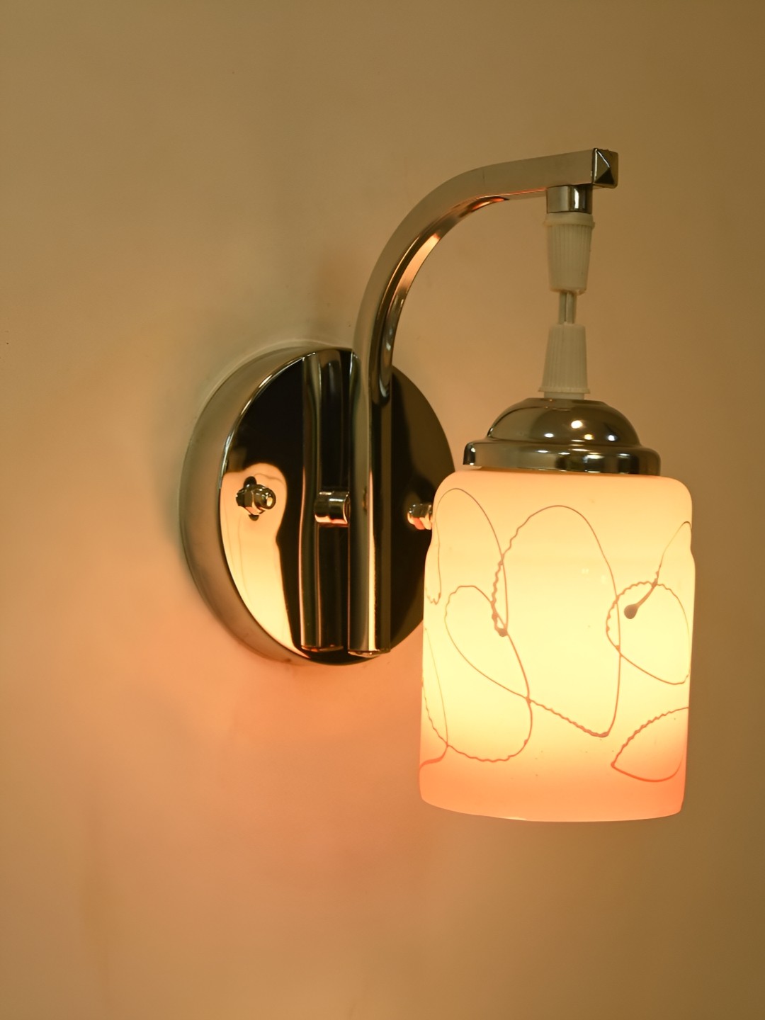 Afast Orange Colored & White Abstract Printed Glass Contemporary Cylinder Shaped Wall Lamp
Afast Orange Colored & White Abstract Printed Glass Contemporary Cylinder Shaped Wall Lamp