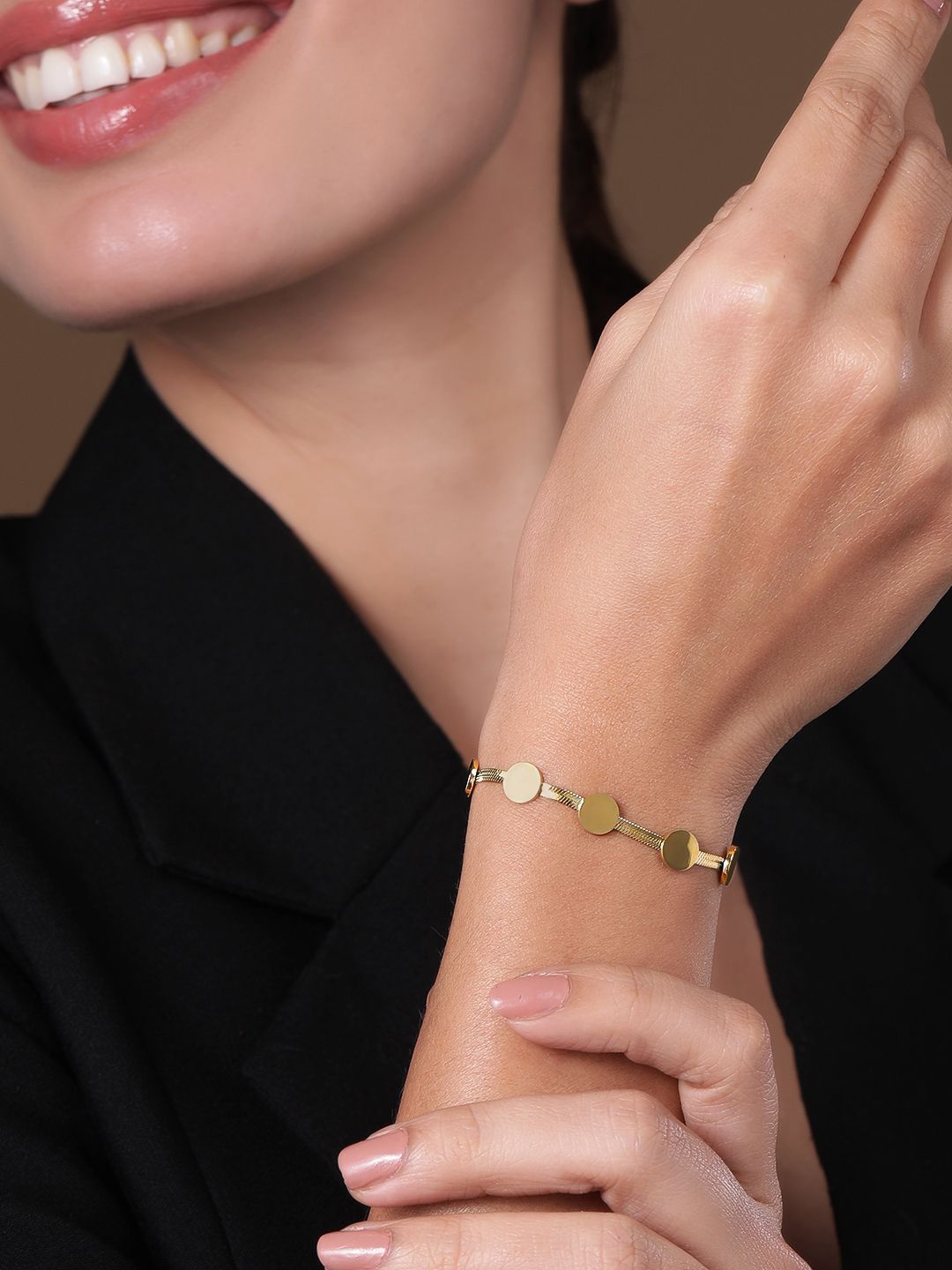 Rubans 18K Gold Plated Stainless Steel Tarnish-Free Waterproof Minimal Demi-Fine Bracelet
Rubans 18K Gold Plated Stainless Steel Tarnish-Free Waterproof Minimal Demi-Fine Bracelet