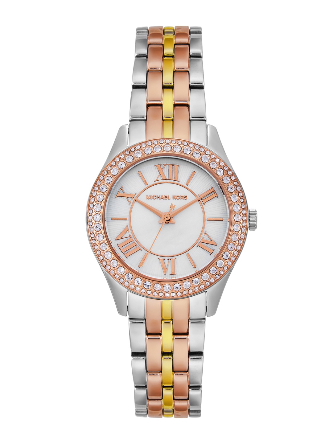 Michael Kors Women Harlowe Dial & Stainless Steel Straps Analogue Watch MK4846I, White
Michael Kors Women Harlowe Dial & Stainless Steel Straps Analogue Watch MK4846I, White
