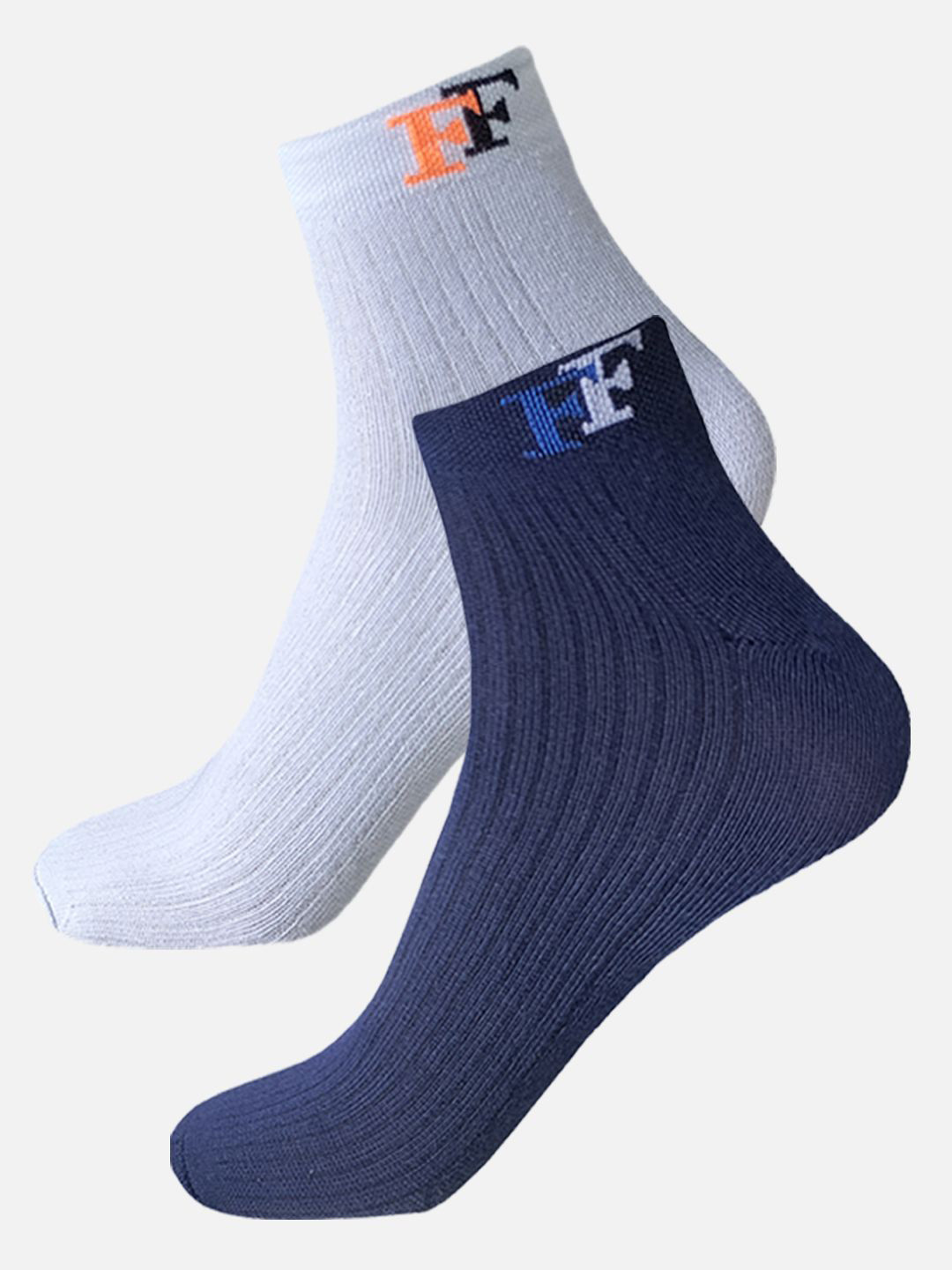 FIMS Men Pack Of 2 Ankle Length Socks, White 
FIMS Men Pack Of 2 Ankle Length Socks, White