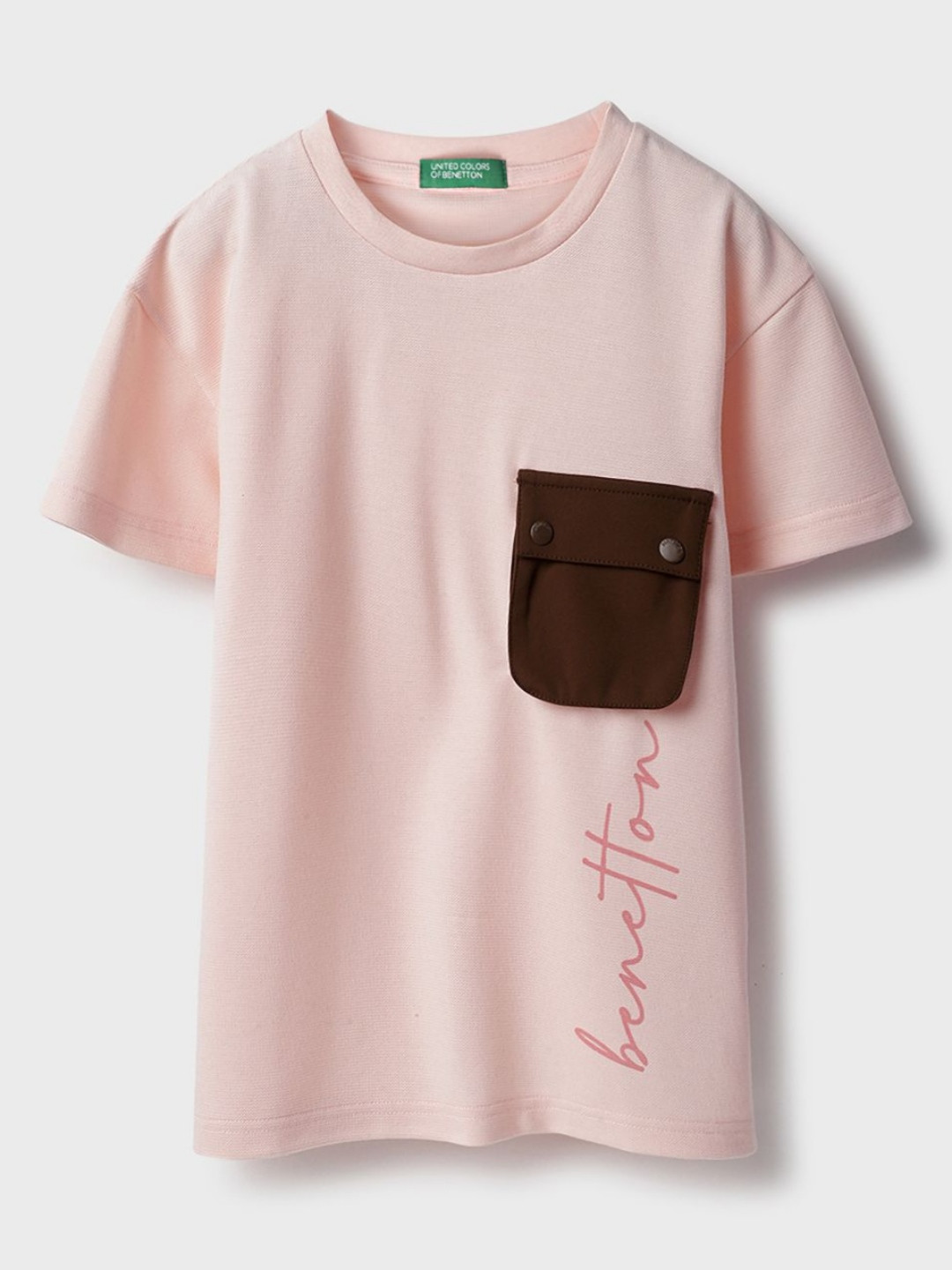 United Colors of Benetton Boys Typography Printed Round Neck Pure Cotton T-shirt, Pink
United Colors of Benetton Boys Typography Printed Round Neck Pure Cotton T-shirt, Pink