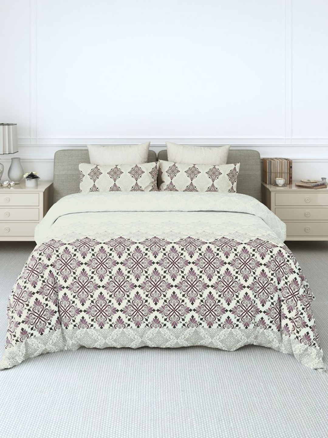 LABHAM Rangriti Green Ethnic Motifs 180 TC Pure Cotton King Bedsheet & 2 Pillow Covers
LABHAM Rangriti Green Ethnic Motifs 180 TC Pure Cotton King Bedsheet & 2 Pillow Covers