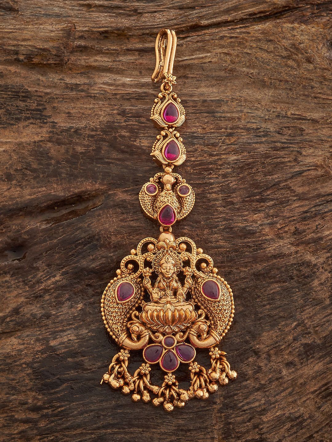 Kushal's Fashion Jewellery Gold-Plated Stone Studded Maang Tikka Temple Head Jewellery
Kushal's Fashion Jewellery Gold-Plated Stone Studded Maang Tikka Temple Head Jewellery