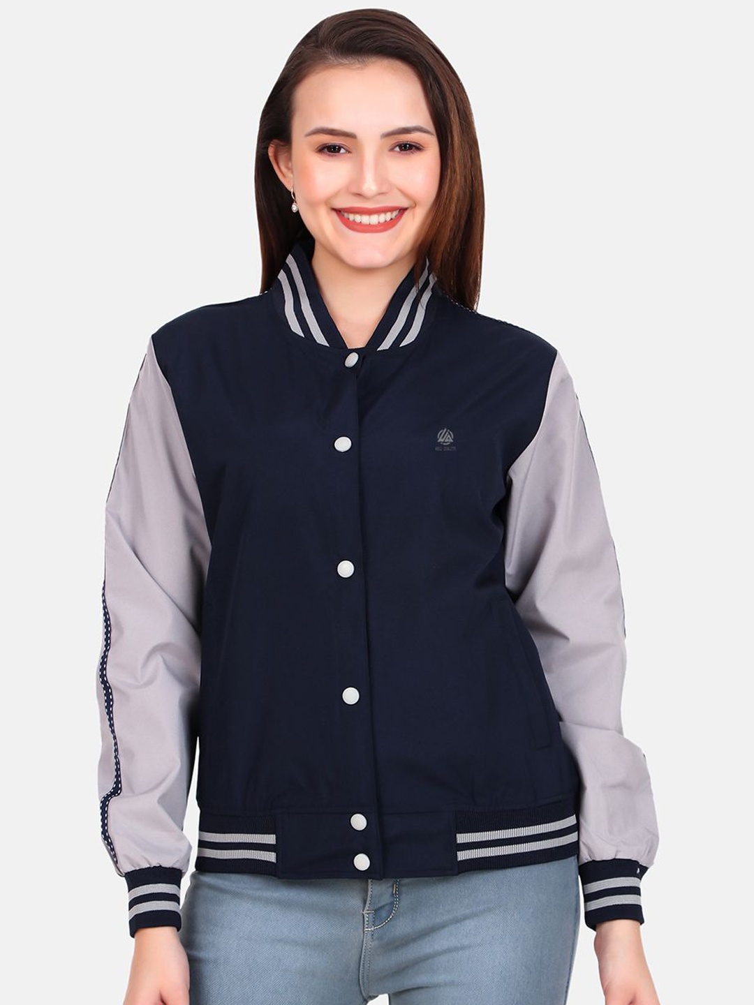 WELL QUALITY Women Colourblocked Windcheater Training or Gym Sporty Jacket with Embroidered, Blue
WELL QUALITY Women Colourblocked Windcheater Training or Gym Sporty Jacket with Embroidered, Blue