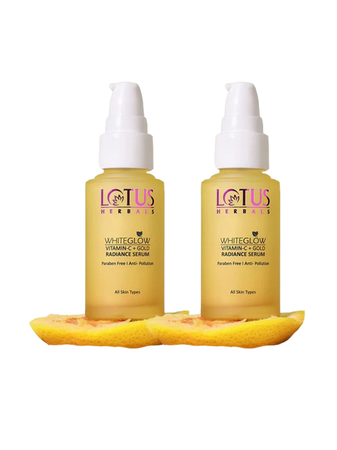 Lotus Herbals Set Of 2 WhiteGlow Vitamin C & Gold Radiance Face Serum- 30ml Each, Yellow
Lotus Herbals Set Of 2 WhiteGlow Vitamin C & Gold Radiance Face Serum- 30ml Each, Yellow