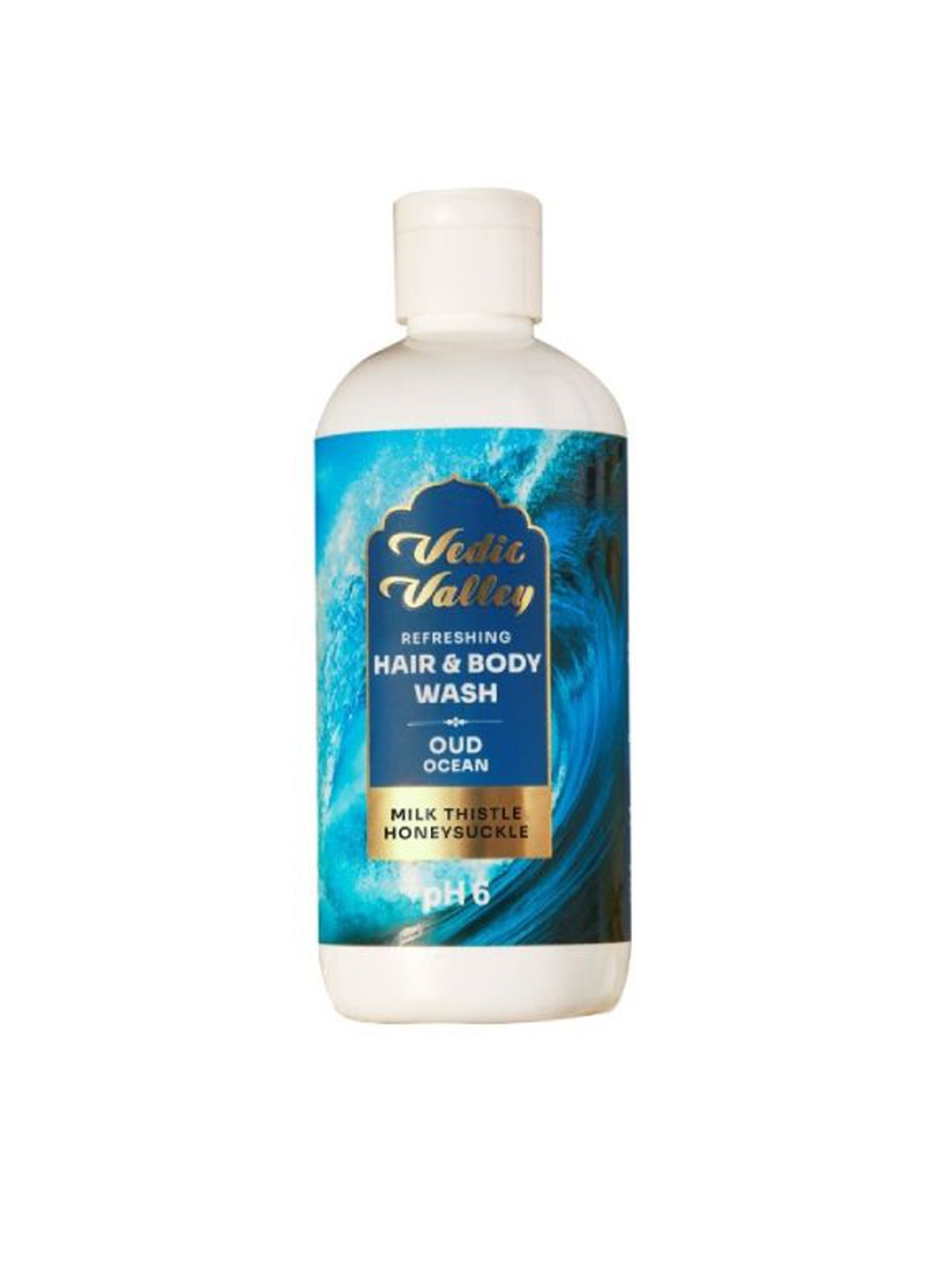 Vedic Valley Oud Ocean Milk Thistle Honeysuckle Refreshing Hair & Body Wash - 300ml, Blue
Vedic Valley Oud Ocean Milk Thistle Honeysuckle Refreshing Hair & Body Wash - 300ml, Blue