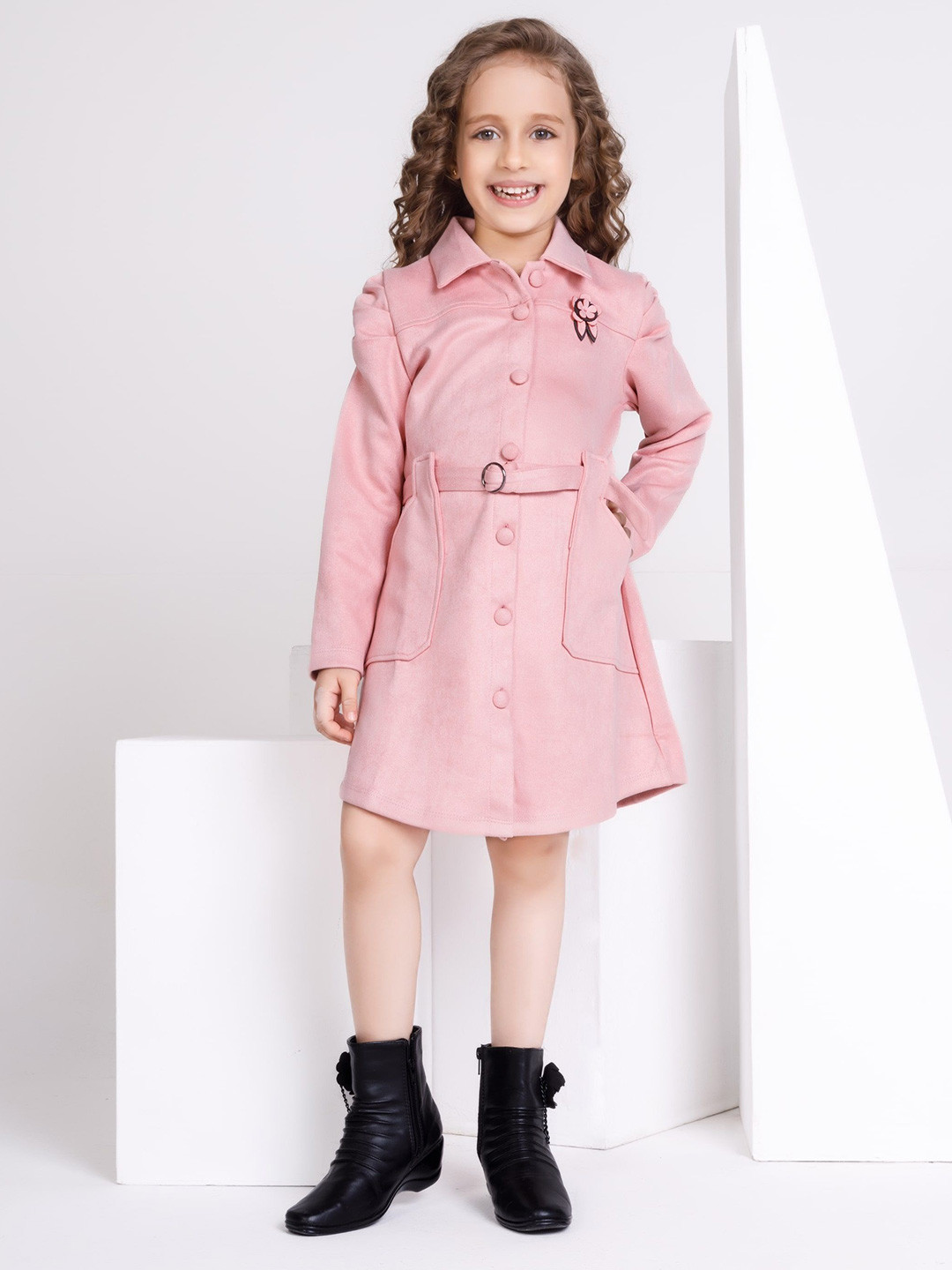 Peppermint Solid A-Line Dress, Peach
Peppermint Solid A-Line Dress, Peach