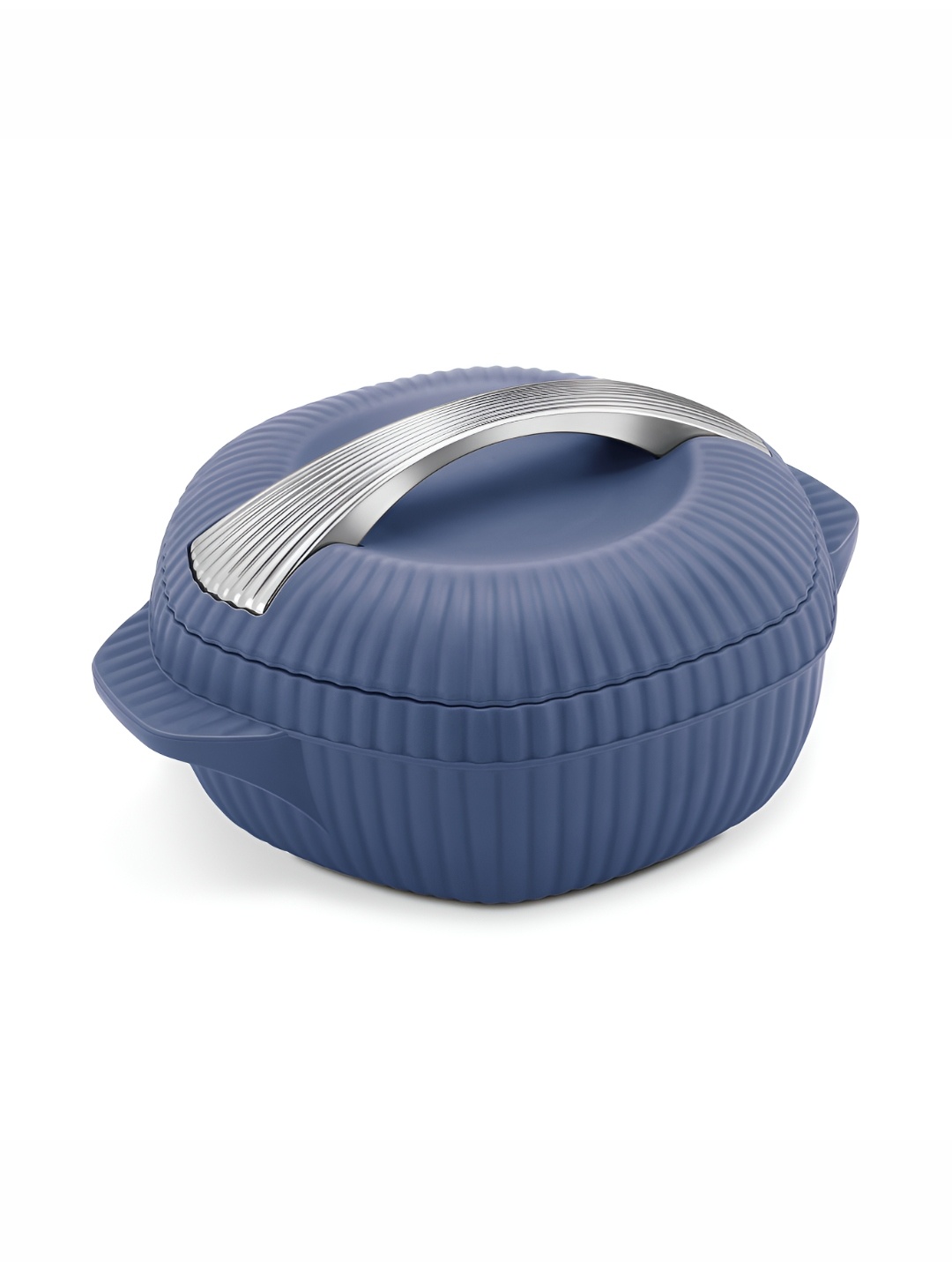 Milton Oyster 1000 PU Navy Blue & Silver Toned Textured Stainless Steel Casserole 860 ml
Milton Oyster 1000 PU Navy Blue & Silver Toned Textured Stainless Steel Casserole 860 ml
