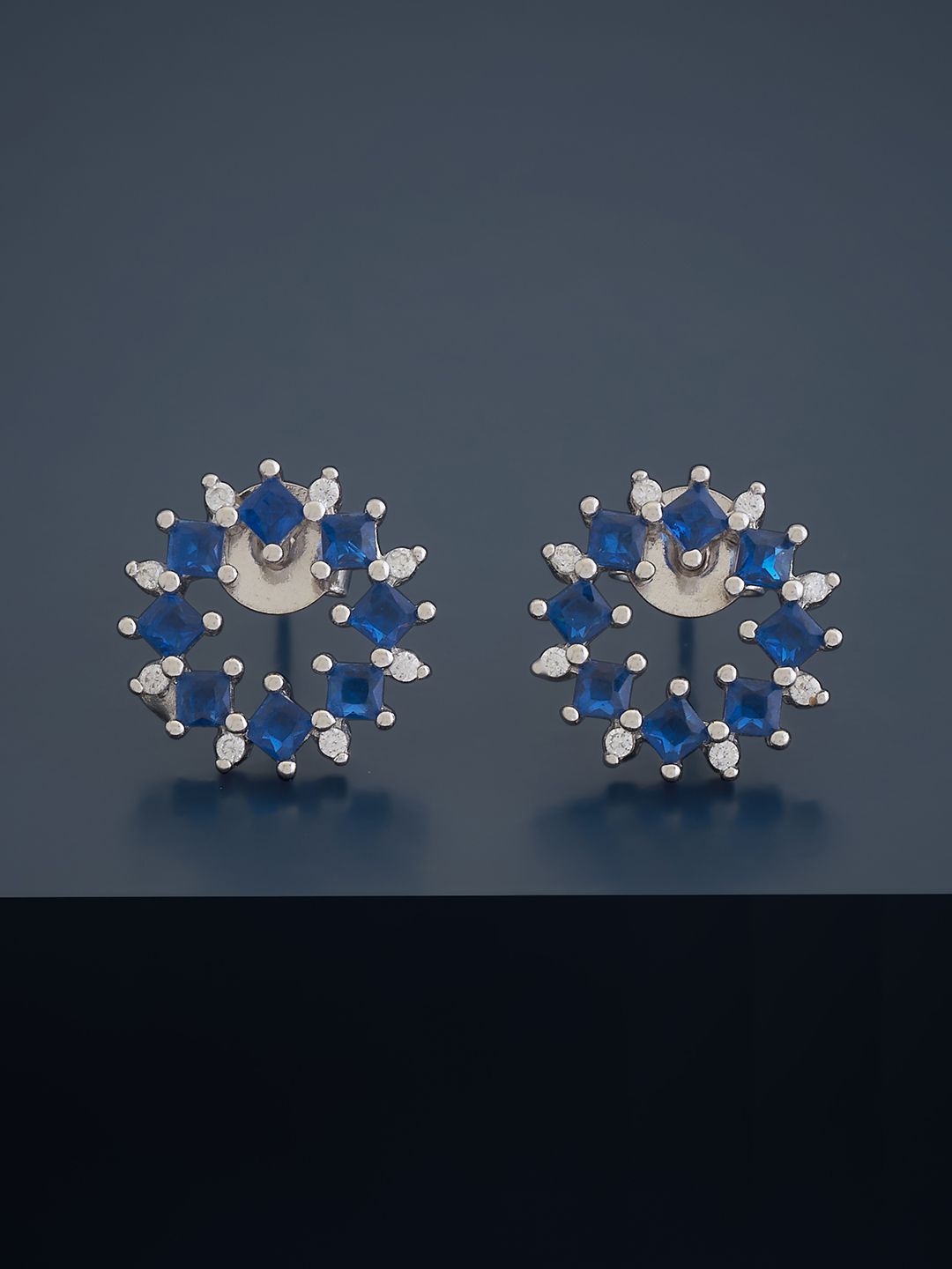 Kushal's Fashion Jewellery Sapphire Rhodium-Plated 92.5 Pure Silver CZ Stone Studded Studs
Kushal's Fashion Jewellery Sapphire Rhodium-Plated 92.5 Pure Silver CZ Stone Studded Studs
