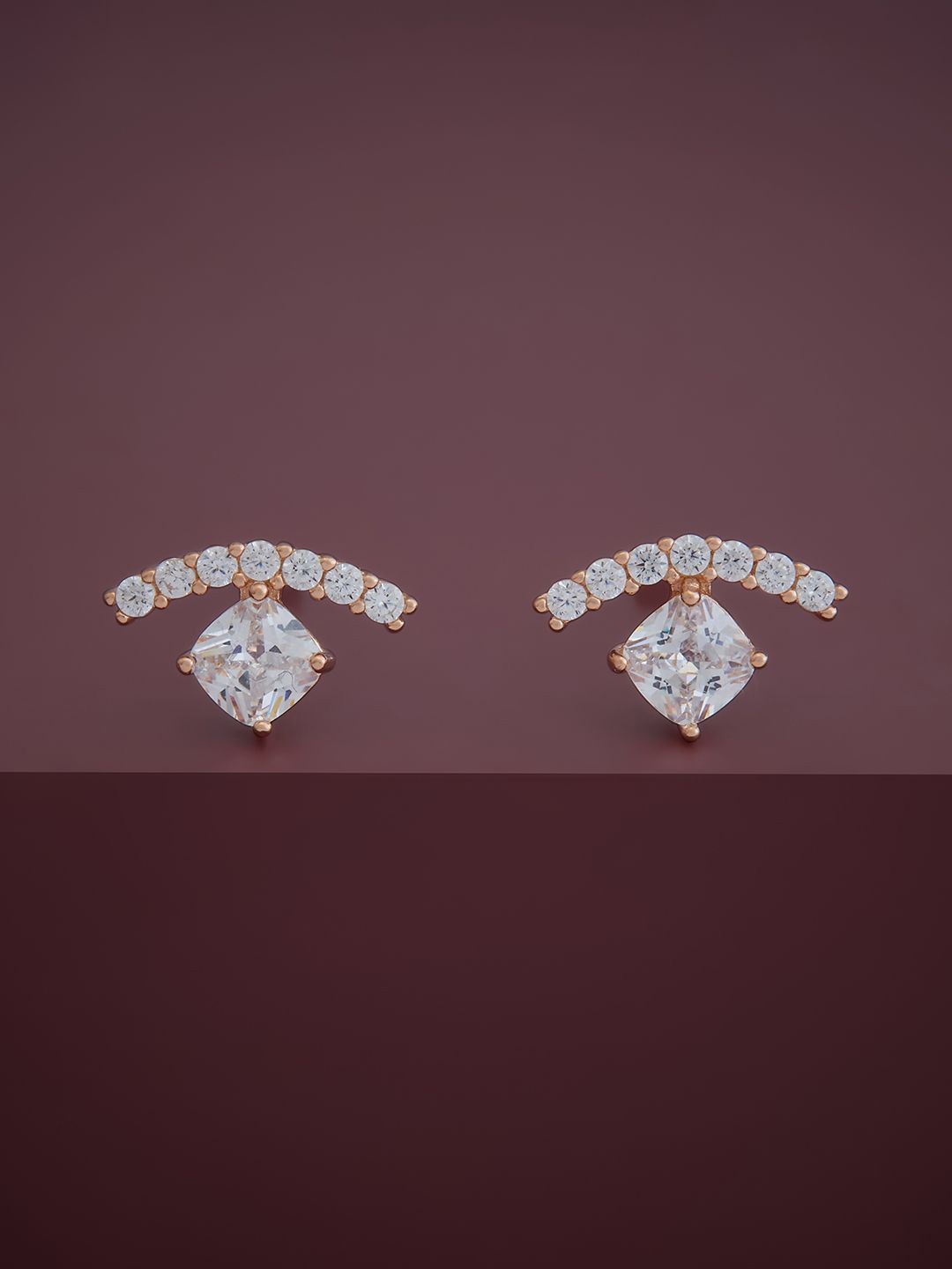 Kushal's Fashion Jewellery 92.5 Pure Silver Rose Gold Plated Cubic Zirconia Classic Studs
Kushal's Fashion Jewellery 92.5 Pure Silver Rose Gold Plated Cubic Zirconia Classic Studs