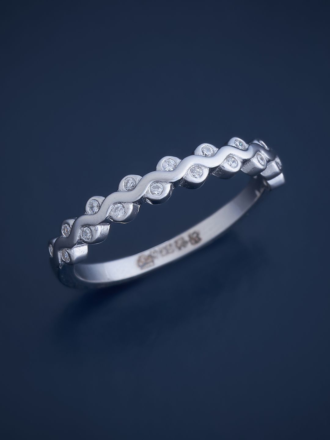 Kushal's Fashion Jewellery Sterling Silver Rhodium-Plated Cubic Zirconia Finger Ring
Kushal's Fashion Jewellery Sterling Silver Rhodium-Plated Cubic Zirconia Finger Ring