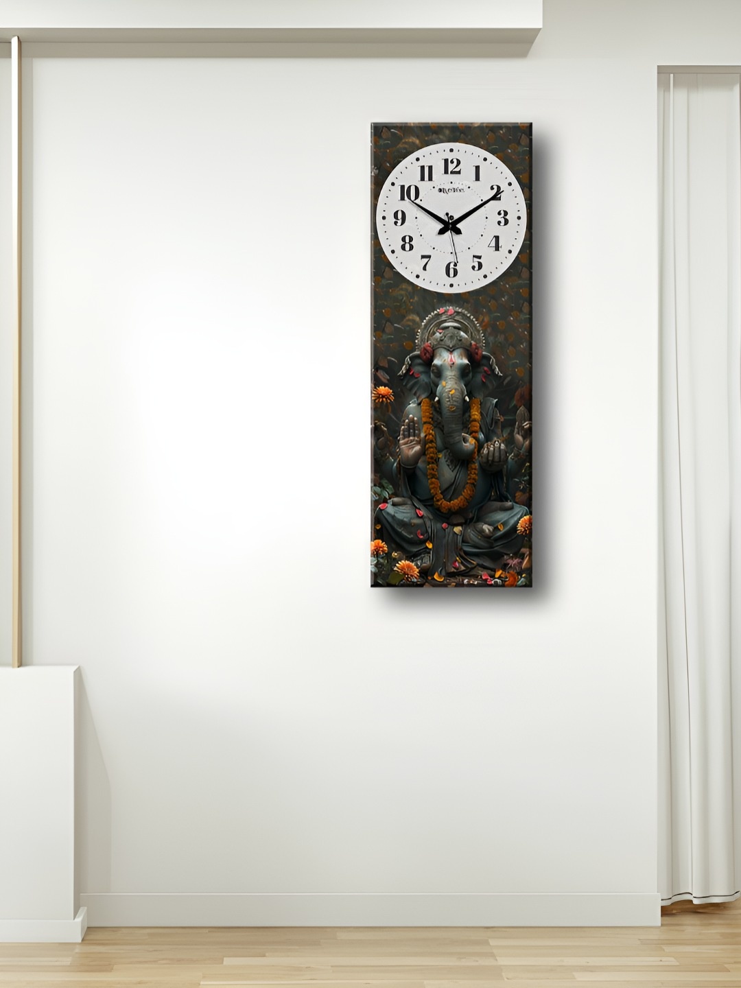 OLIVE TREE Grey & Orange-Coloured Printed Rectangle Shaped Wooden Analogue Wall Clock
OLIVE TREE Grey & Orange-Coloured Printed Rectangle Shaped Wooden Analogue Wall Clock