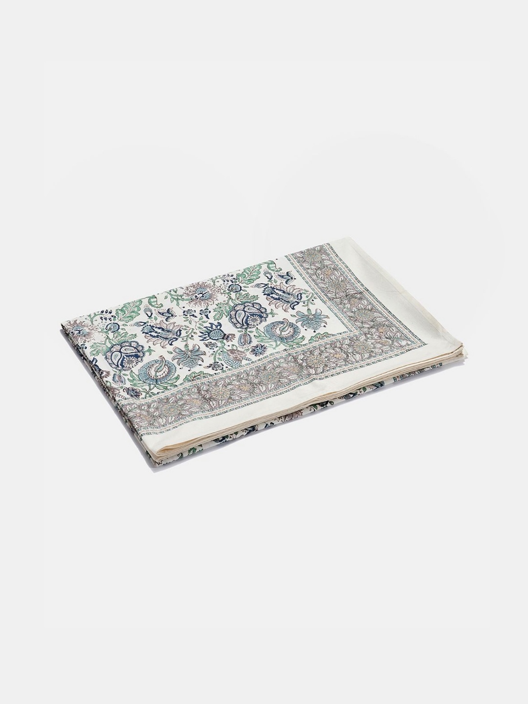 Fabindia Blue & White Floral Printed Rectangle Shaped 6-Seater Cotton Table Cover
Fabindia Blue & White Floral Printed Rectangle Shaped 6-Seater Cotton Table Cover