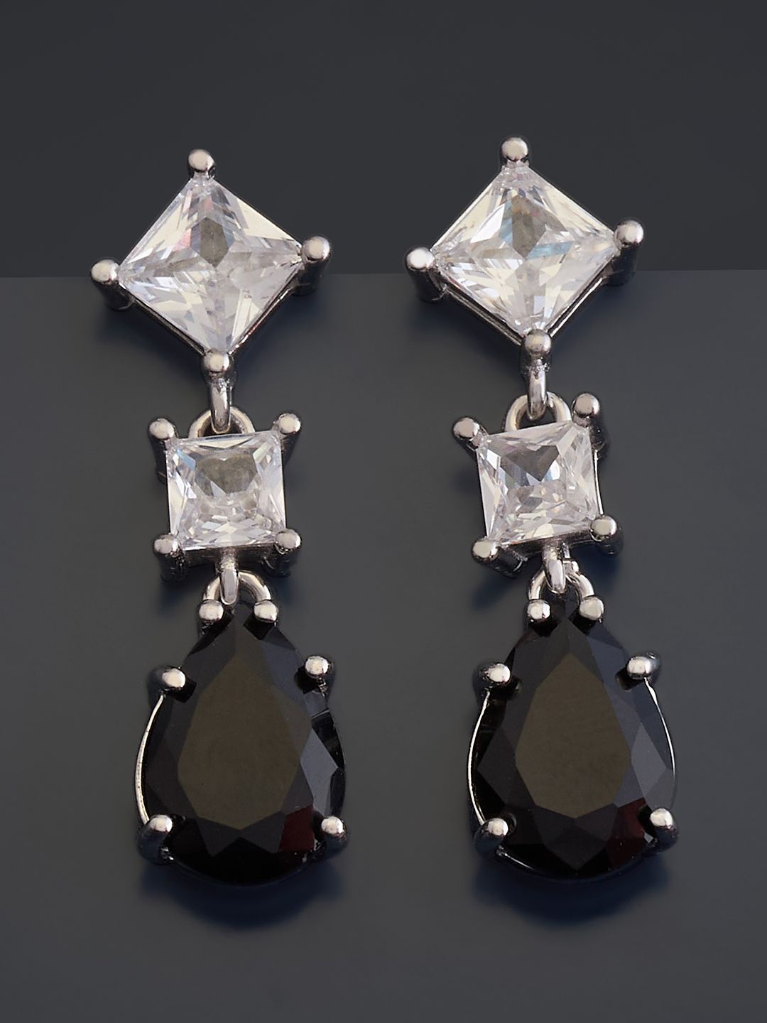 Kushal's Fashion Jewellery Sterling Silver Cubic Zirconia Rhodium-Plated Drop Earrings, White
Kushal's Fashion Jewellery Sterling Silver Cubic Zirconia Rhodium-Plated Drop Earrings, White