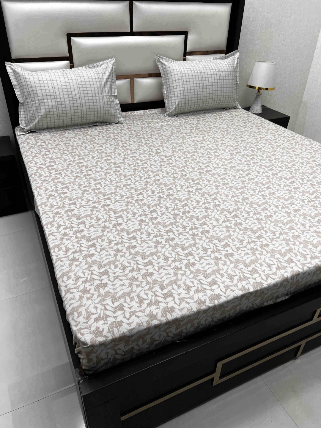 Pure Decor Cotton King Size Double Bed Bedsheet With 2 Pillow Covers 2.74m X 2.74m, Brown
Pure Decor Cotton King Size Double Bed Bedsheet With 2 Pillow Covers 2.74m X 2.74m, Brown