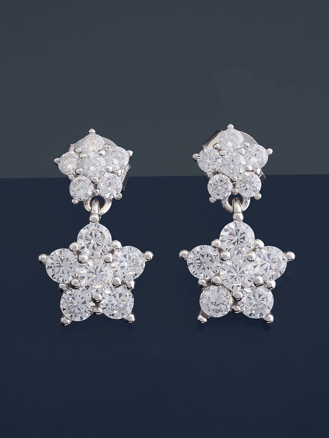 Kushal's Fashion Jewellery 92.5 Pure Silver Gold-Plated Classic Drop Earrings, White
Kushal's Fashion Jewellery 92.5 Pure Silver Gold-Plated Classic Drop Earrings, White