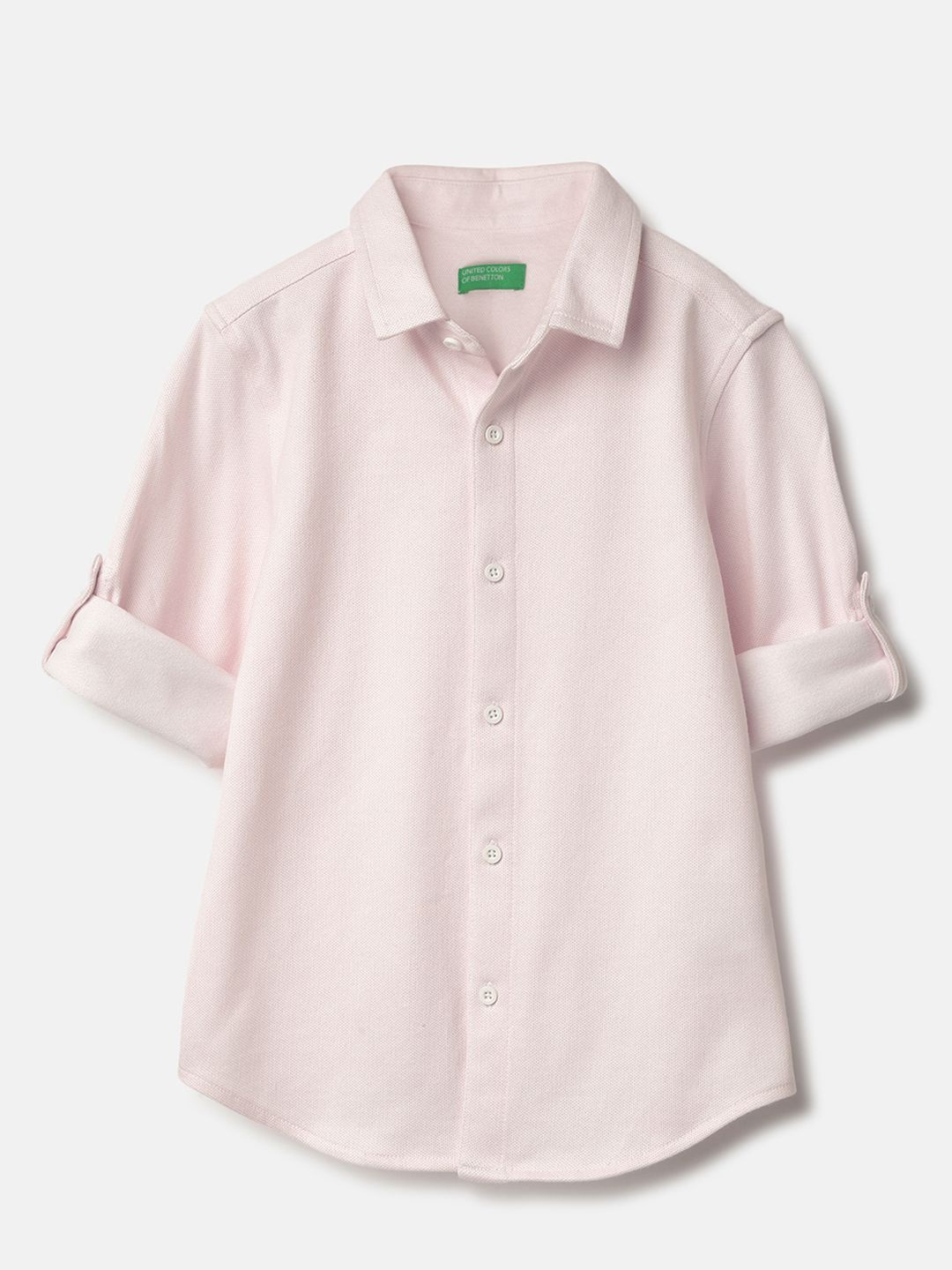 United Colors of Benetton Boys Classic Spread Collar Solid Cotton Casual Shirt, Pink
United Colors of Benetton Boys Classic Spread Collar Solid Cotton Casual Shirt, Pink