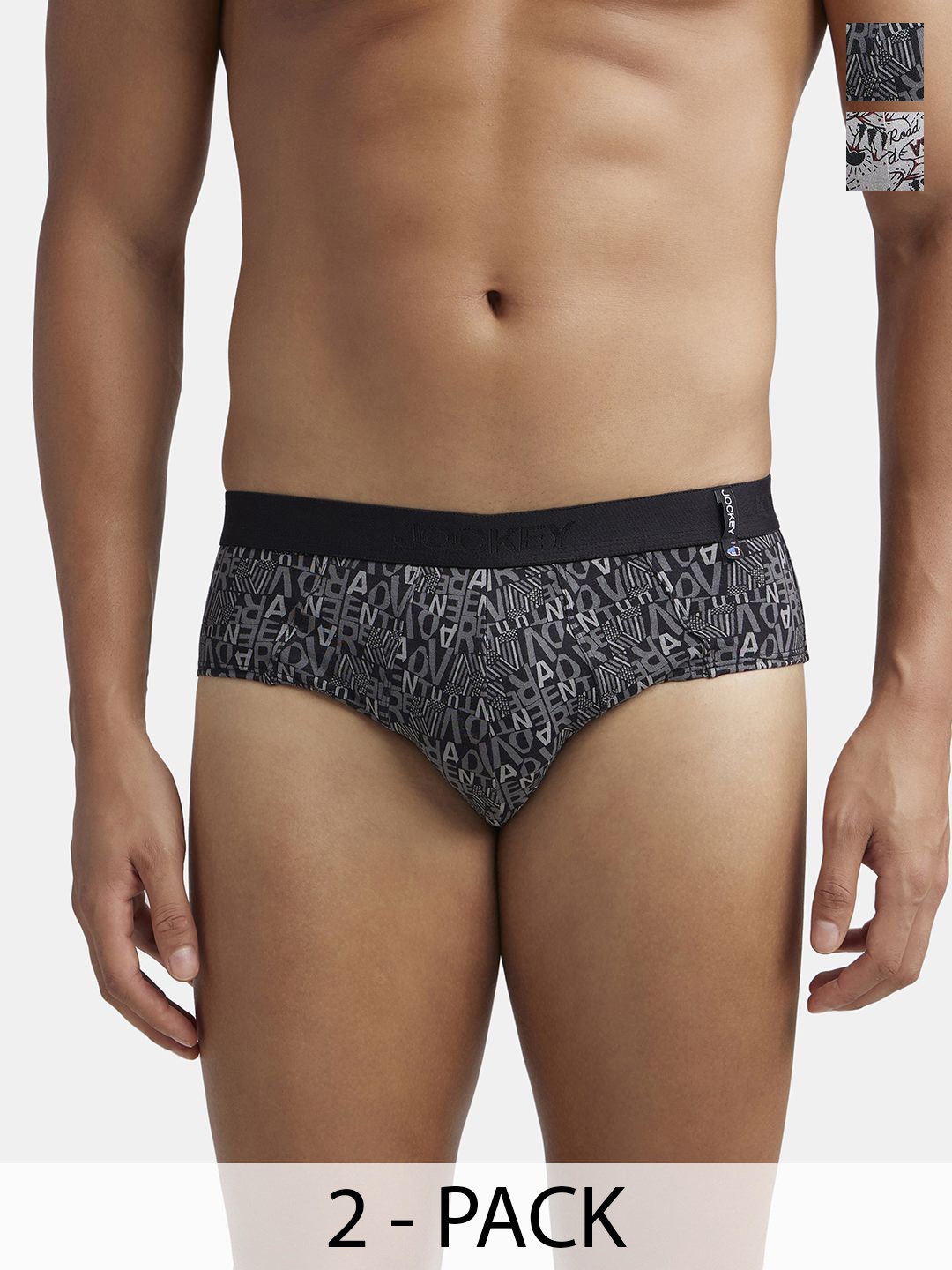 Jockey Pack Of 2 Super Combed Cotton Printed Brief with Ultrasoft Waistband -US52, Off white
Jockey Pack Of 2 Super Combed Cotton Printed Brief with Ultrasoft Waistband -US52, Off white