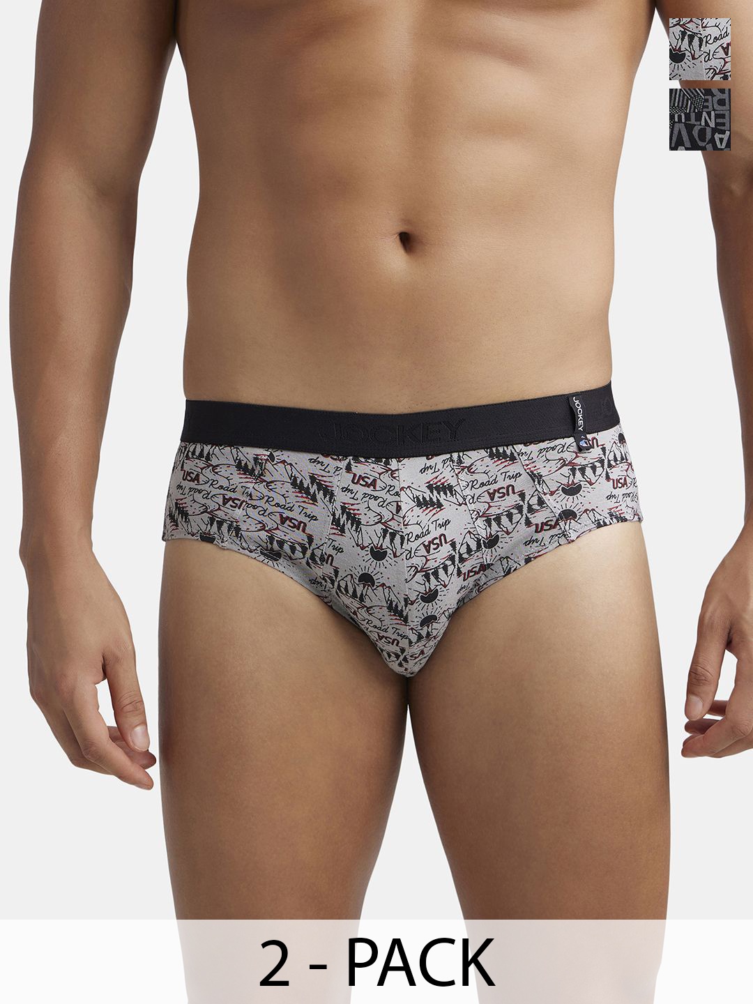 Jockey Pack Of 2 Super Combed Cotton Printed Brief with Ultrasoft Waistband -US52, Off white
Jockey Pack Of 2 Super Combed Cotton Printed Brief with Ultrasoft Waistband -US52, Off white