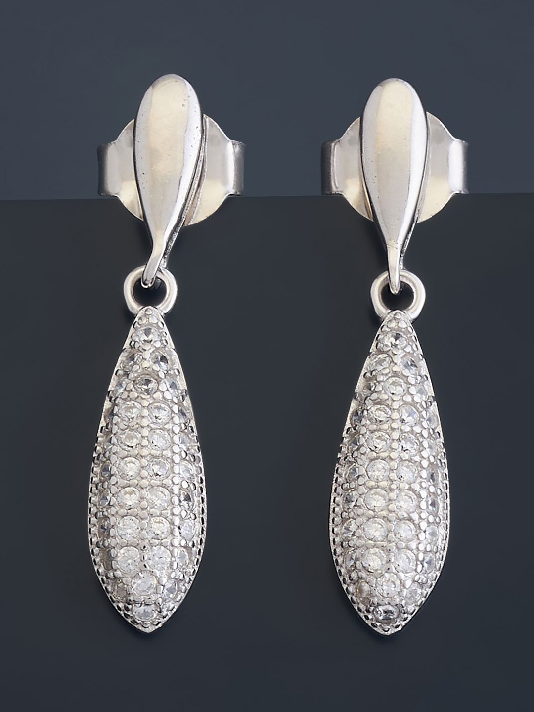 Kushal's Fashion Jewellery Sterling Silver Cubic Zirconia Rhodium-Plated Drop Earrings, White
Kushal's Fashion Jewellery Sterling Silver Cubic Zirconia Rhodium-Plated Drop Earrings, White