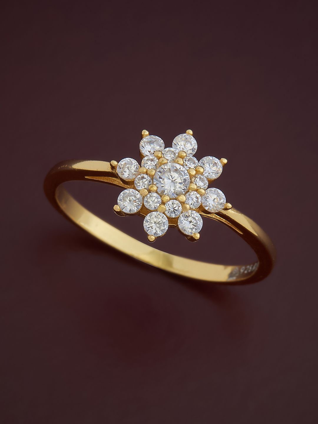Kushal's Fashion Jewellery 92.5 Pure Silver Gold-Plated Cubic Zirconia-Studded Finger Ring
Kushal's Fashion Jewellery 92.5 Pure Silver Gold-Plated Cubic Zirconia-Studded Finger Ring