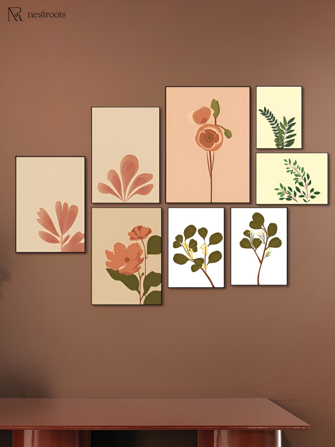 nestroots White & Brown 8 Pieces Exquisite Botanical Printed Religious Canvas Wall Art
nestroots White & Brown 8 Pieces Exquisite Botanical Printed Religious Canvas Wall Art