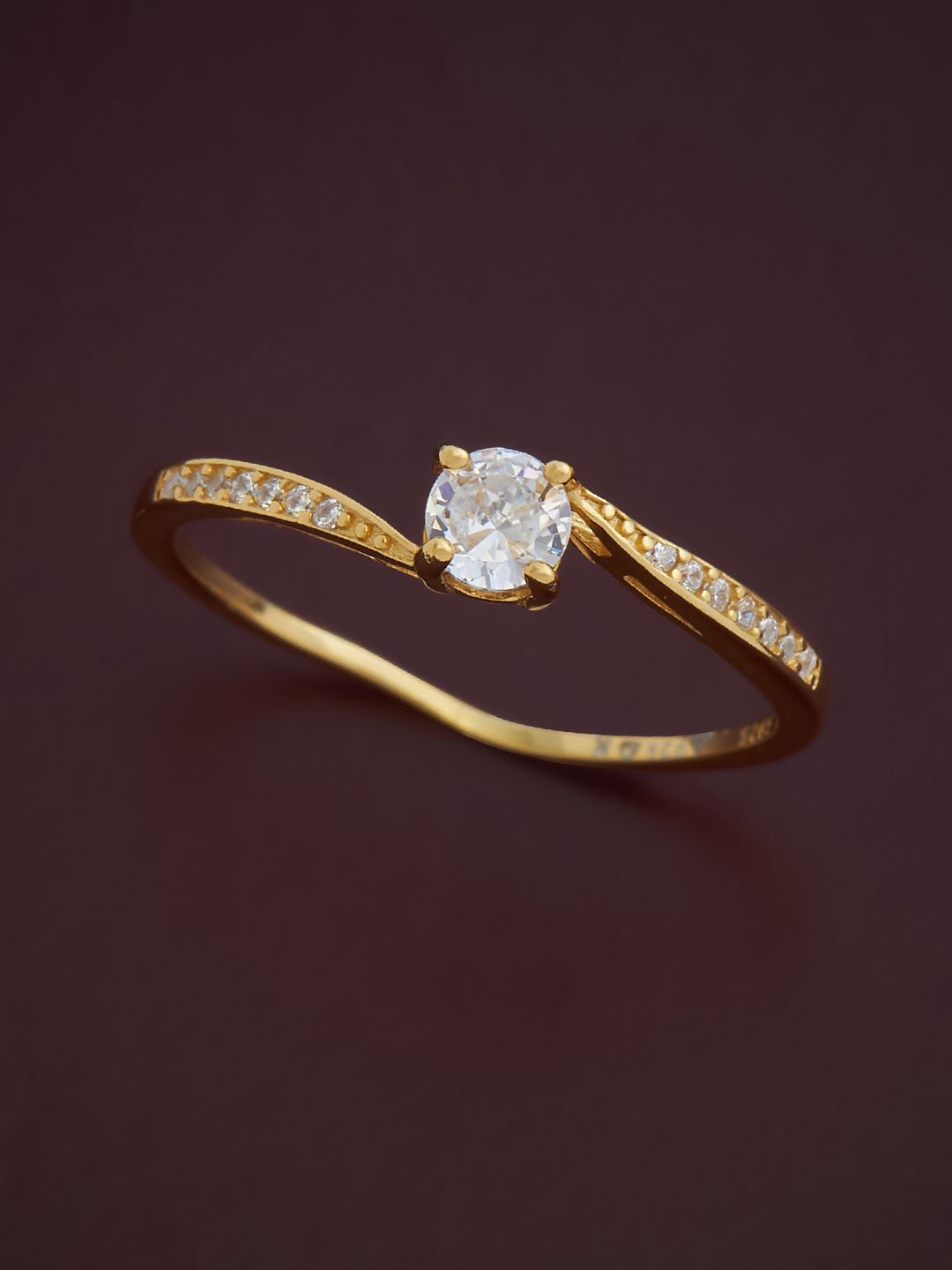 Kushal's Fashion Jewellery 92.5 Pure Silver Gold-Plated Cubic Zirconia Studded Finger Ring
Kushal's Fashion Jewellery 92.5 Pure Silver Gold-Plated Cubic Zirconia Studded Finger Ring