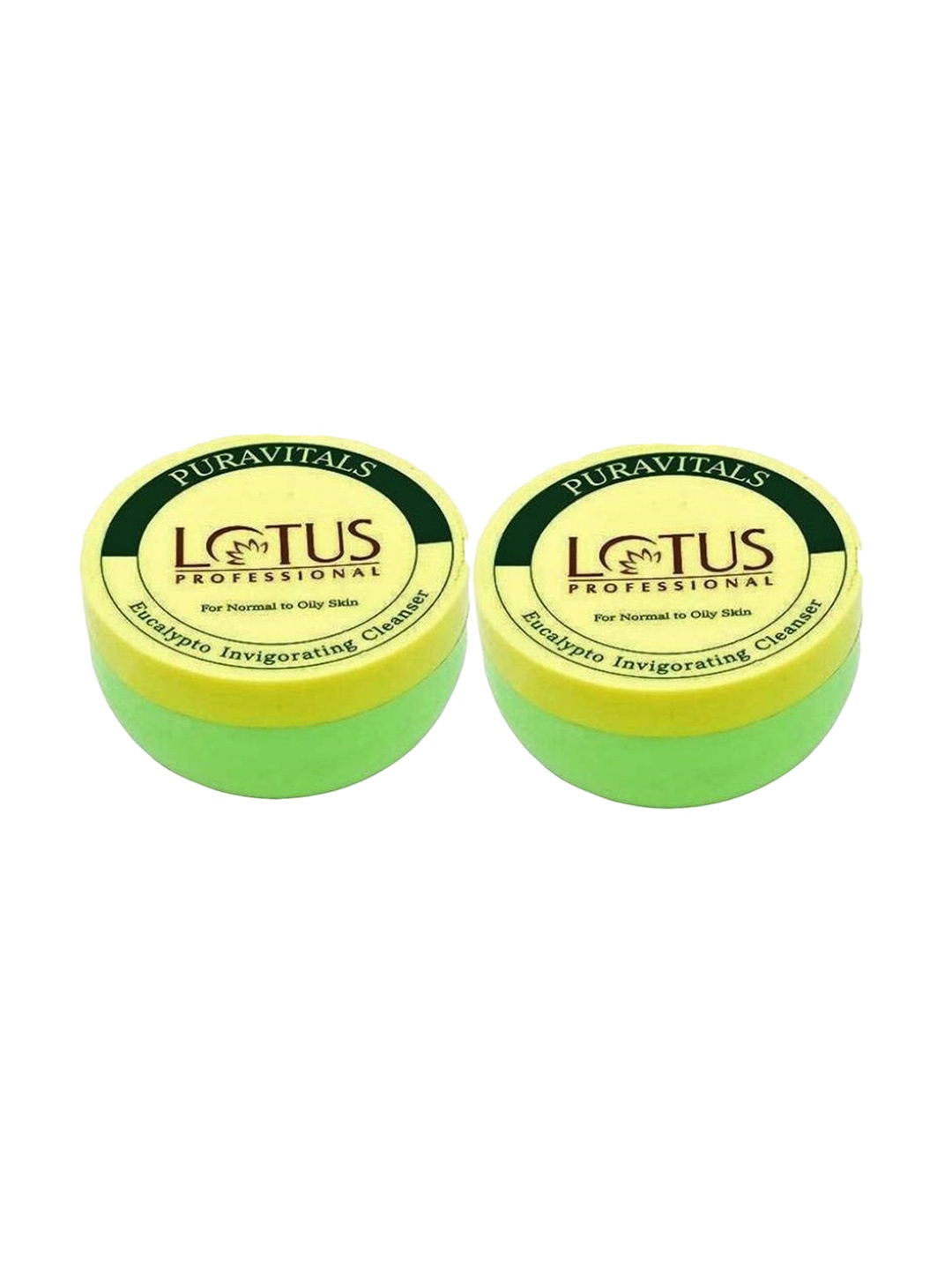 Lotus Professional Set Of 2 Puravitals Eucalypto Invigorating Cleanser - 260gm Each, Green
Lotus Professional Set Of 2 Puravitals Eucalypto Invigorating Cleanser - 260gm Each, Green