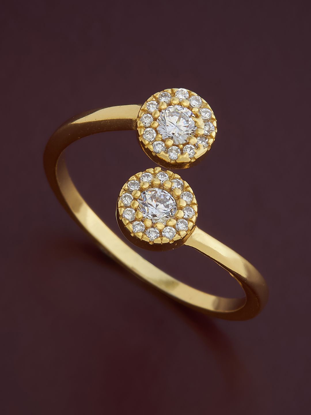 Kushal's Fashion Jewellery 92.5 Pure Silver Gold Plated Cubic Zirconia Studded Finger Ring
Kushal's Fashion Jewellery 92.5 Pure Silver Gold Plated Cubic Zirconia Studded Finger Ring