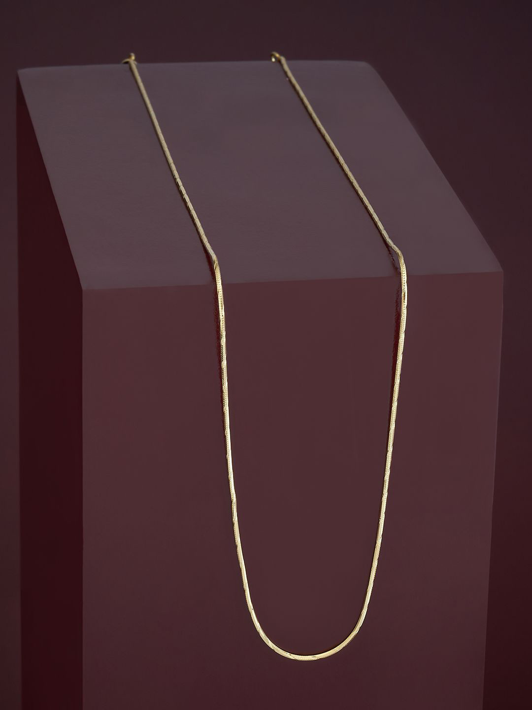 Kushal's Fashion Jewellery Sterling Silver Gold-Plated Chain
Kushal's Fashion Jewellery Sterling Silver Gold-Plated Chain