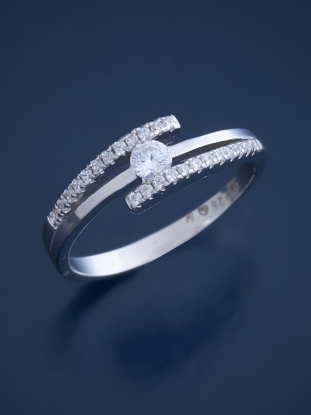 Kushal's Fashion Jewellery Sterling Silver Rhodium-Plated Cubic Zirconia Finger Ring
Kushal's Fashion Jewellery Sterling Silver Rhodium-Plated Cubic Zirconia Finger Ring