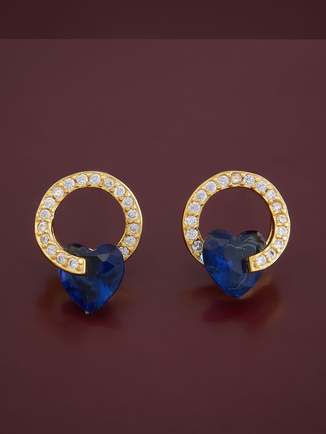 Kushal's Fashion Jewellery 92.5 Pure Silver Gold-Plated Circular Cubic Zirconia Studs
Kushal's Fashion Jewellery 92.5 Pure Silver Gold-Plated Circular Cubic Zirconia Studs