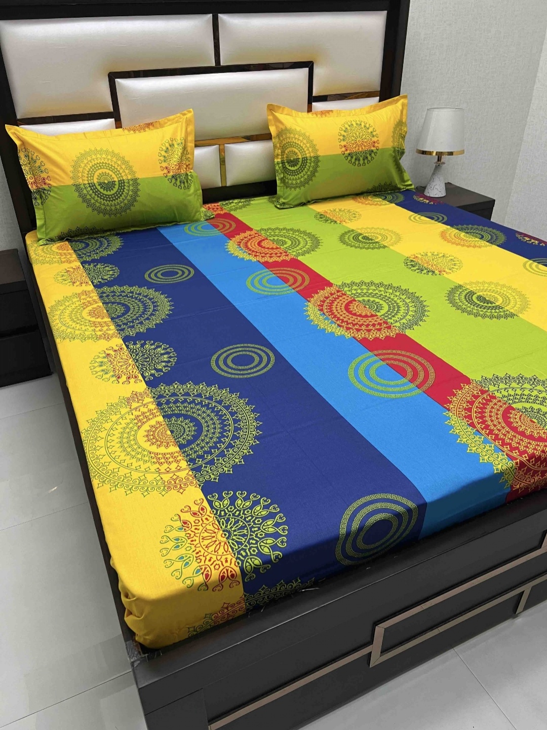 Pure Decor Green Ethnic Motifs Printed Pure Cotton 240 TC Queen Bedsheet & 2 Pillow Covers
Pure Decor Green Ethnic Motifs Printed Pure Cotton 240 TC Queen Bedsheet & 2 Pillow Covers