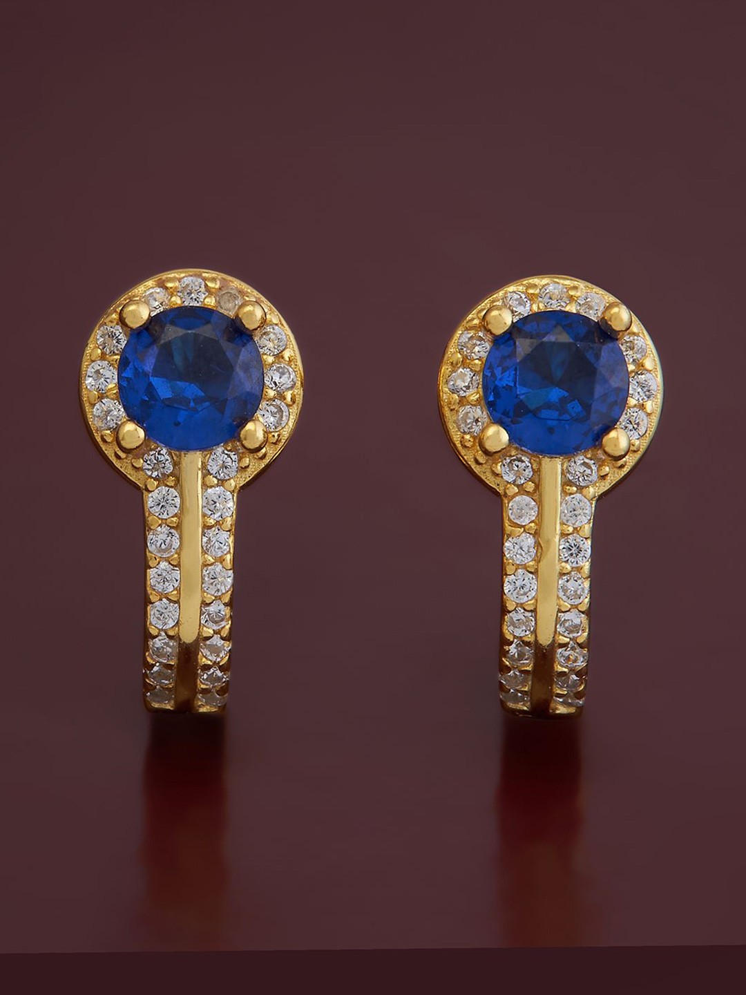 Kushal's Fashion Jewellery 92.5 Pure Silver Gold-Plated Cubic Zirconia Hoop Earrings
Kushal's Fashion Jewellery 92.5 Pure Silver Gold-Plated Cubic Zirconia Hoop Earrings