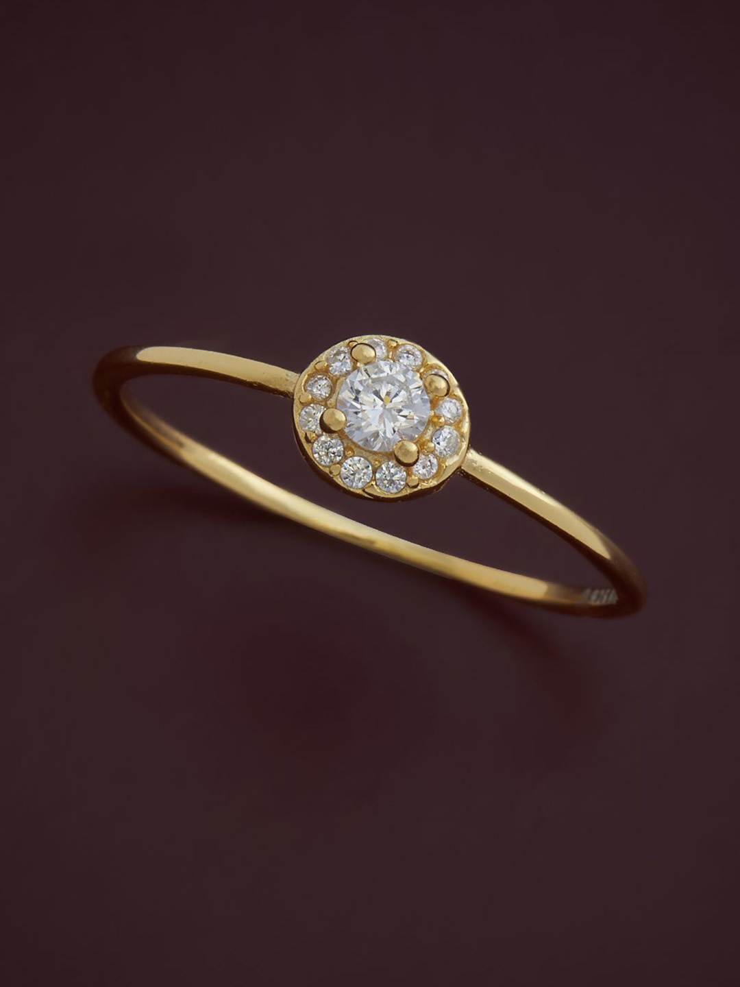 Kushal's Fashion Jewellery 92.5 Sterling Silver Gold-Plated Cubic Zirconia Finger Ring
Kushal's Fashion Jewellery 92.5 Sterling Silver Gold-Plated Cubic Zirconia Finger Ring
