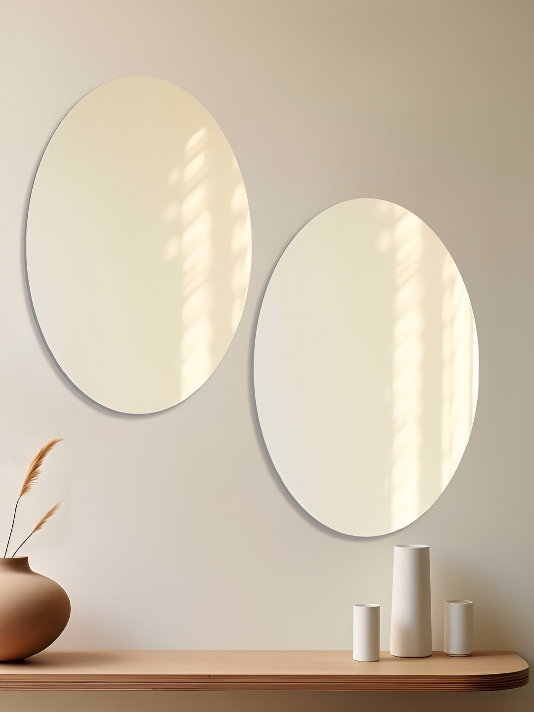 Art Street Silver Toned 6 Pieces Oval Shape Self Adhesive Acrylic Wall Mirror Stickers
Art Street Silver Toned 6 Pieces Oval Shape Self Adhesive Acrylic Wall Mirror Stickers