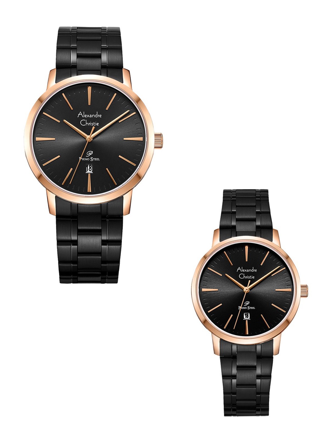 Alexandre Christie Men Dial & Stainless Steel Bracelet Style Straps Analogue Watch 1028MDLDBRBA, Black
Alexandre Christie Men Dial & Stainless Steel Bracelet Style Straps Analogue Watch 1028MDLDBRBA, Black