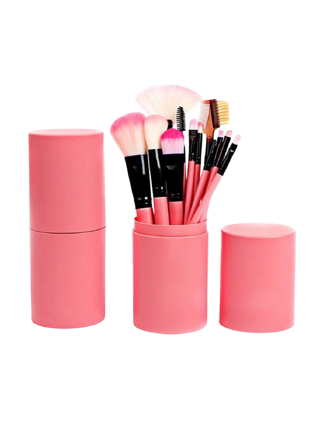 Yoana Set Of 12 Beauty Professional Series Makeup Brush Set With Storage Barrel, Pink
Yoana Set Of 12 Beauty Professional Series Makeup Brush Set With Storage Barrel, Pink