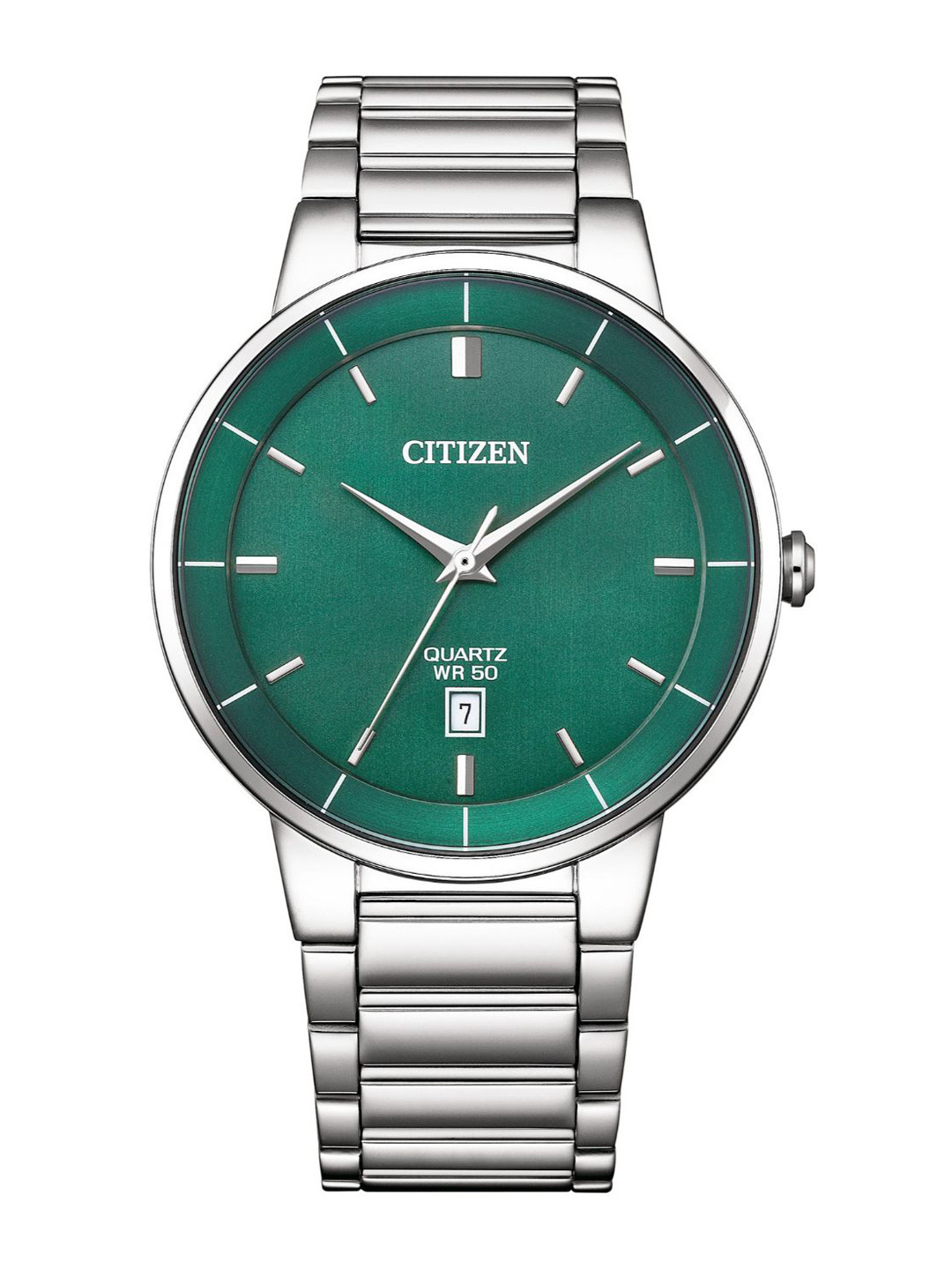 Citizen Men Dial & Stainless Steel Bracelet Style Straps Analogue Watch BI5120-51X, Green
Citizen Men Dial & Stainless Steel Bracelet Style Straps Analogue Watch BI5120-51X, Green
