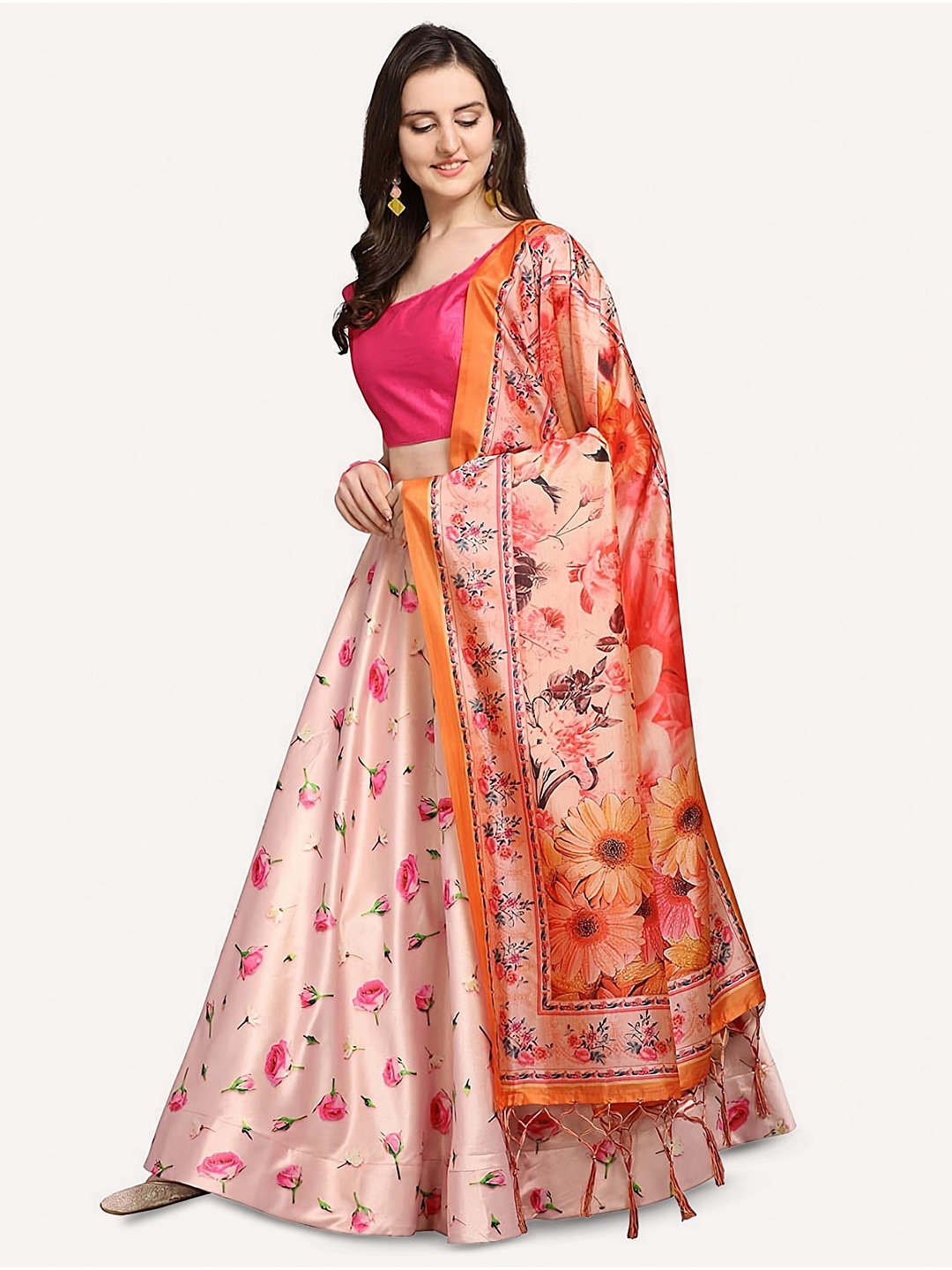 Kaizen TEXO FAB Printed Semi-Stitched Lehenga & Unstitched Blouse With Dupatta, Pink
Kaizen TEXO FAB Printed Semi-Stitched Lehenga & Unstitched Blouse With Dupatta, Pink