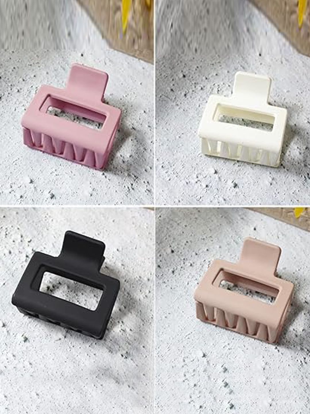 Xivir Set of 6 Women Claw Clip, Beige 
Xivir Set of 6 Women Claw Clip, Beige